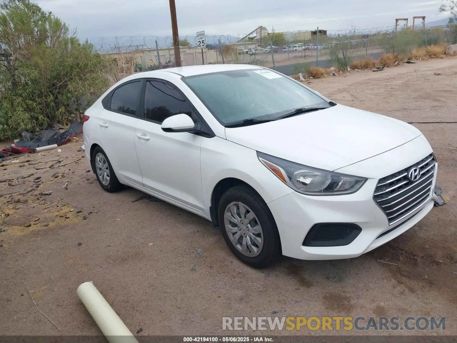 1 Photograph of a damaged car 3KPC24A39KE058061 HYUNDAI ACCENT 2019