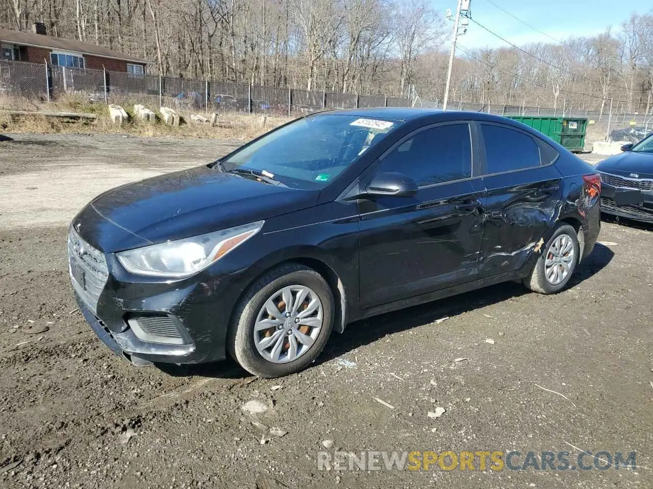 1 Photograph of a damaged car 3KPC24A39KE058271 HYUNDAI ACCENT 2019