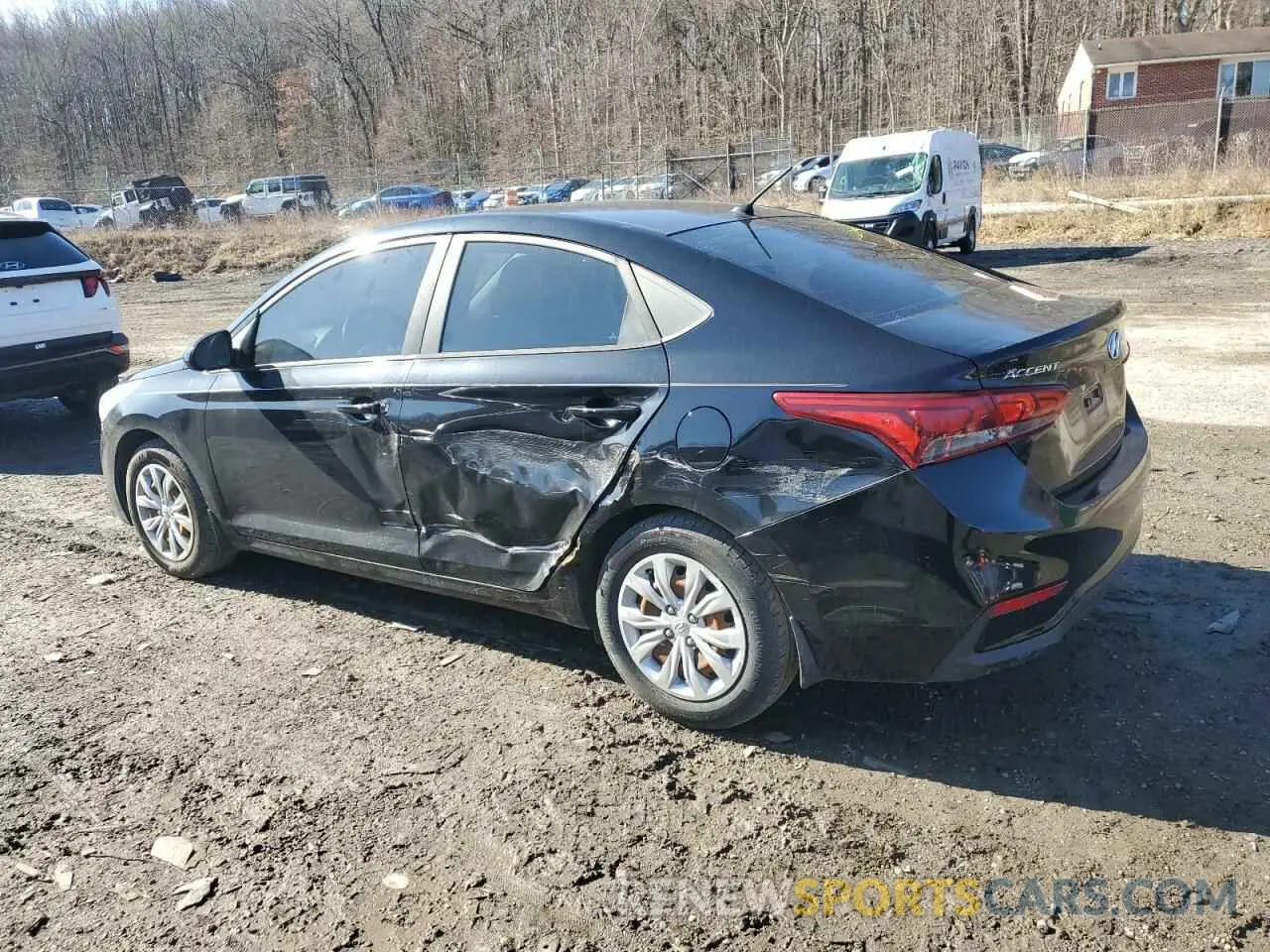 2 Photograph of a damaged car 3KPC24A39KE058271 HYUNDAI ACCENT 2019