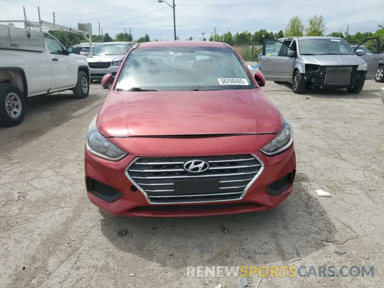 5 Photograph of a damaged car 3KPC24A39KE058593 HYUNDAI ACCENT 2019