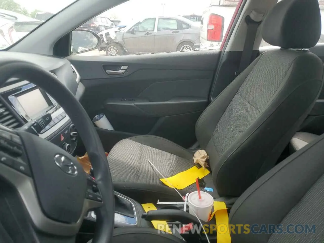 7 Photograph of a damaged car 3KPC24A39KE058593 HYUNDAI ACCENT 2019