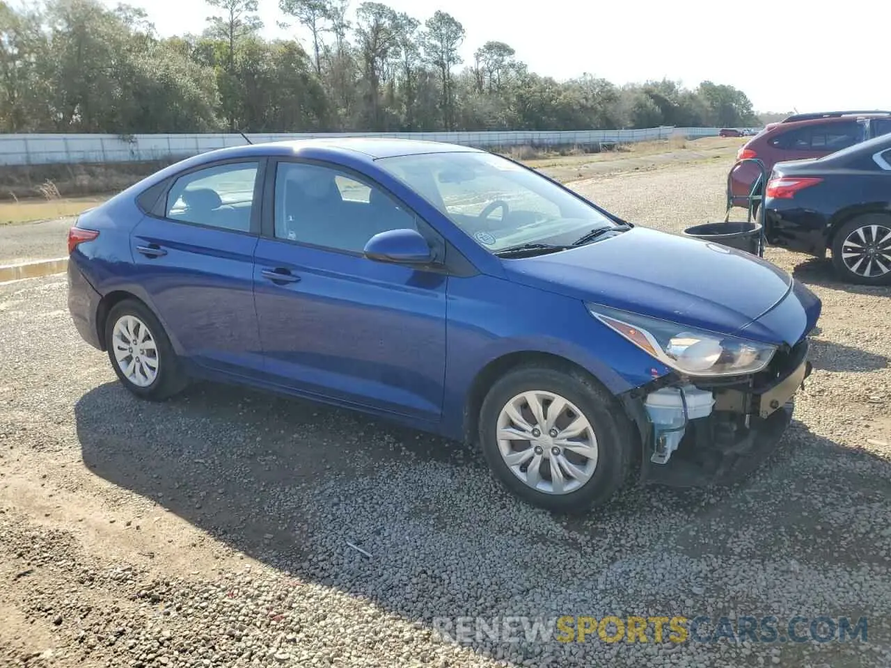 4 Photograph of a damaged car 3KPC24A39KE061963 HYUNDAI ACCENT 2019