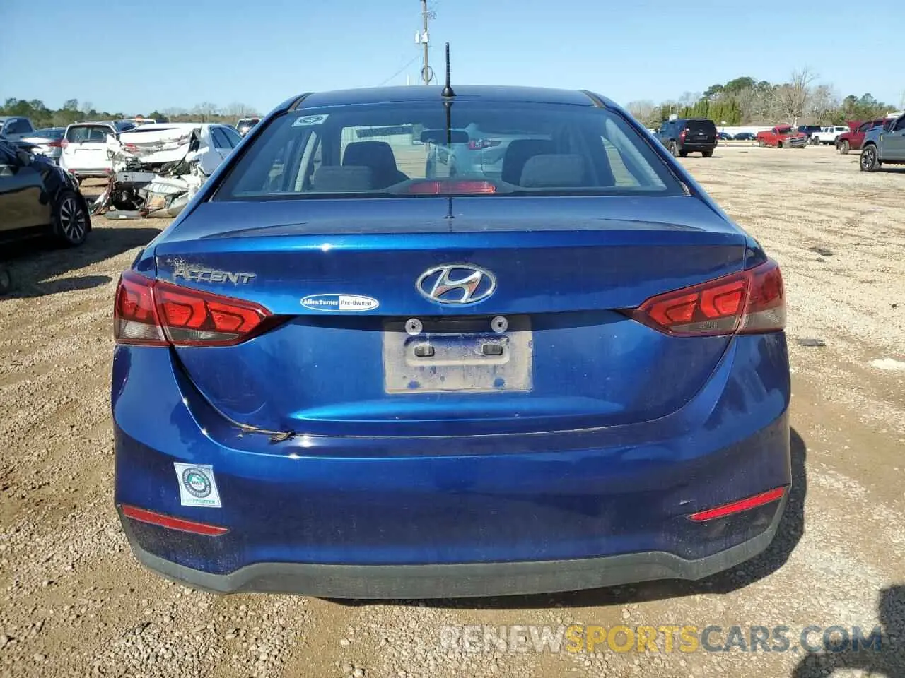 6 Photograph of a damaged car 3KPC24A39KE061963 HYUNDAI ACCENT 2019