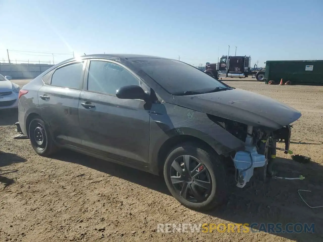 4 Photograph of a damaged car 3KPC24A39KE067326 HYUNDAI ACCENT 2019