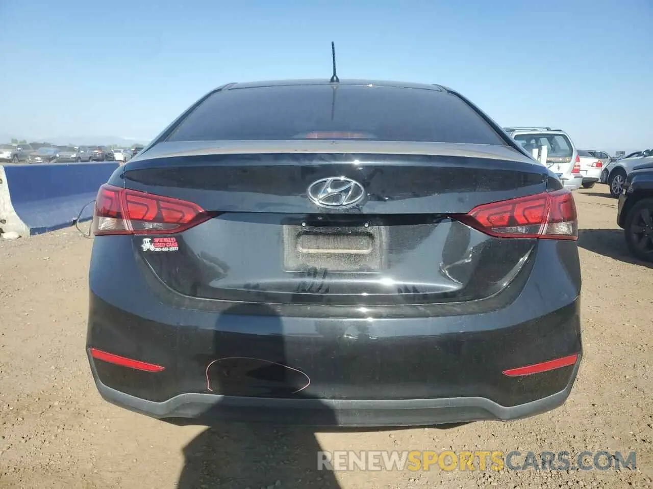 6 Photograph of a damaged car 3KPC24A39KE067326 HYUNDAI ACCENT 2019