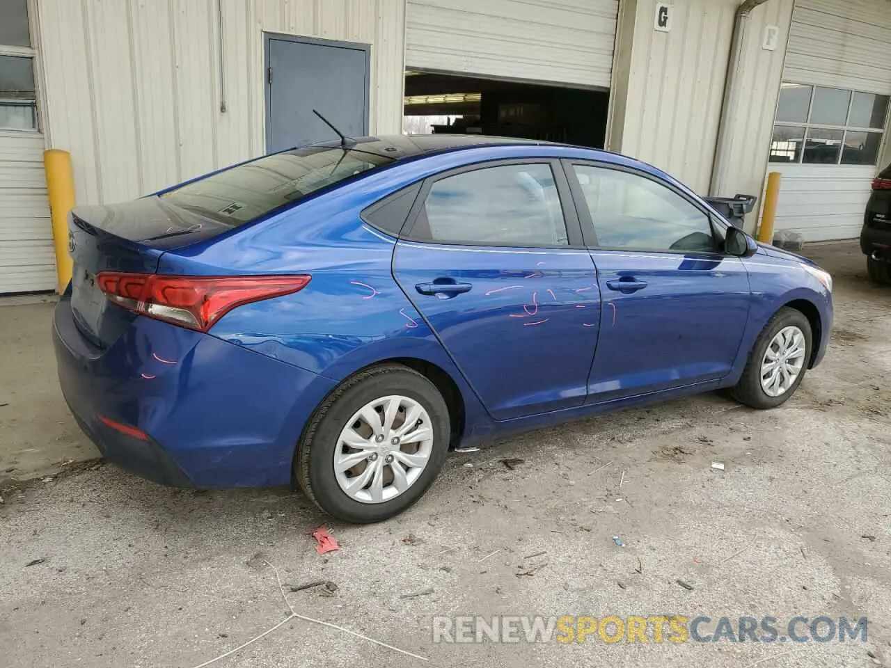 3 Photograph of a damaged car 3KPC24A39KE068945 HYUNDAI ACCENT 2019