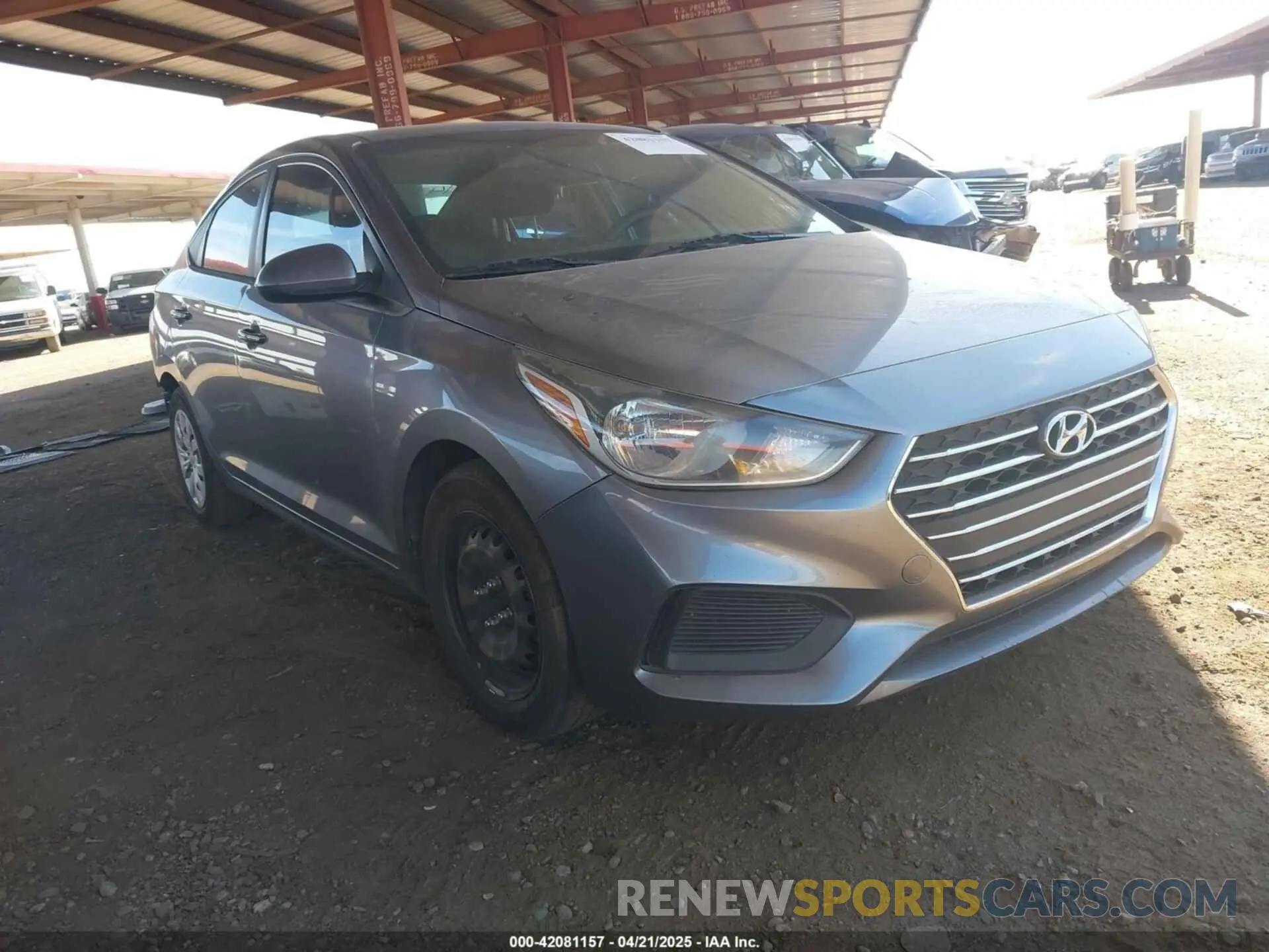 1 Photograph of a damaged car 3KPC24A39KE069612 HYUNDAI ACCENT 2019