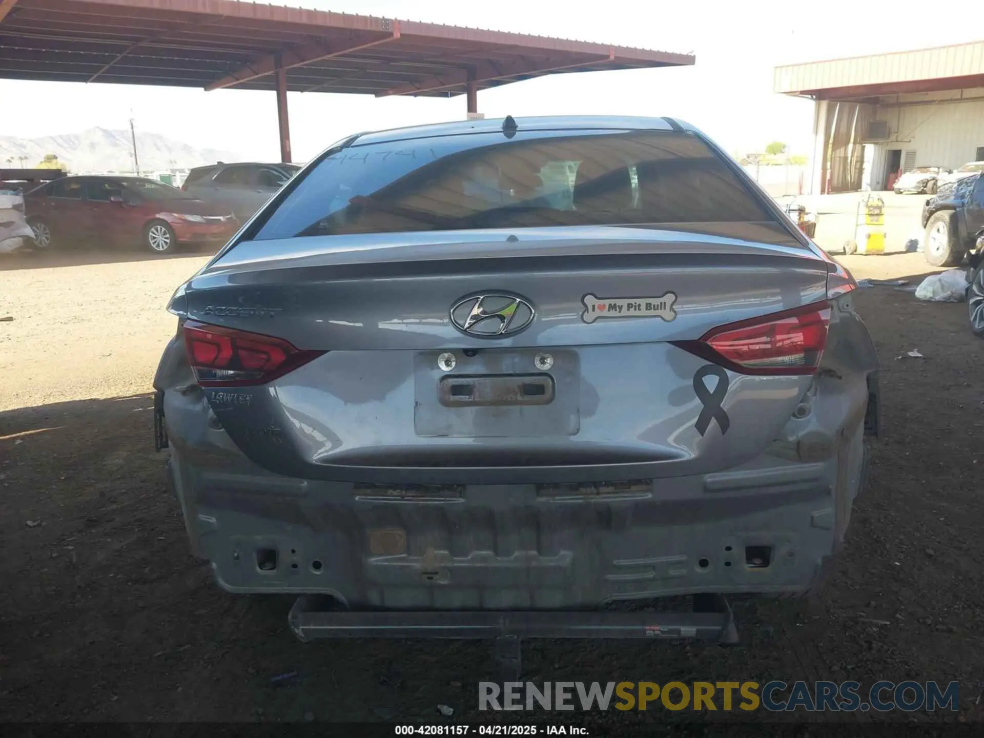 17 Photograph of a damaged car 3KPC24A39KE069612 HYUNDAI ACCENT 2019