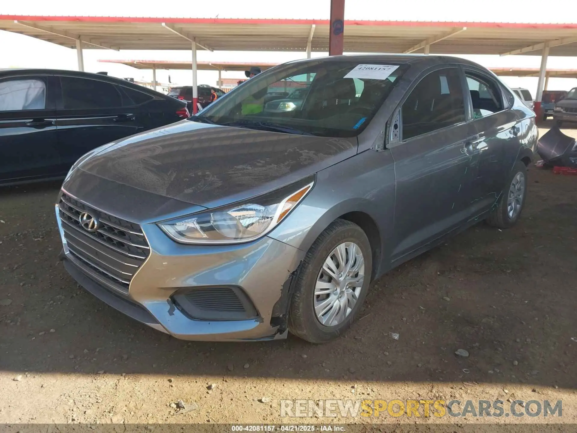 2 Photograph of a damaged car 3KPC24A39KE069612 HYUNDAI ACCENT 2019