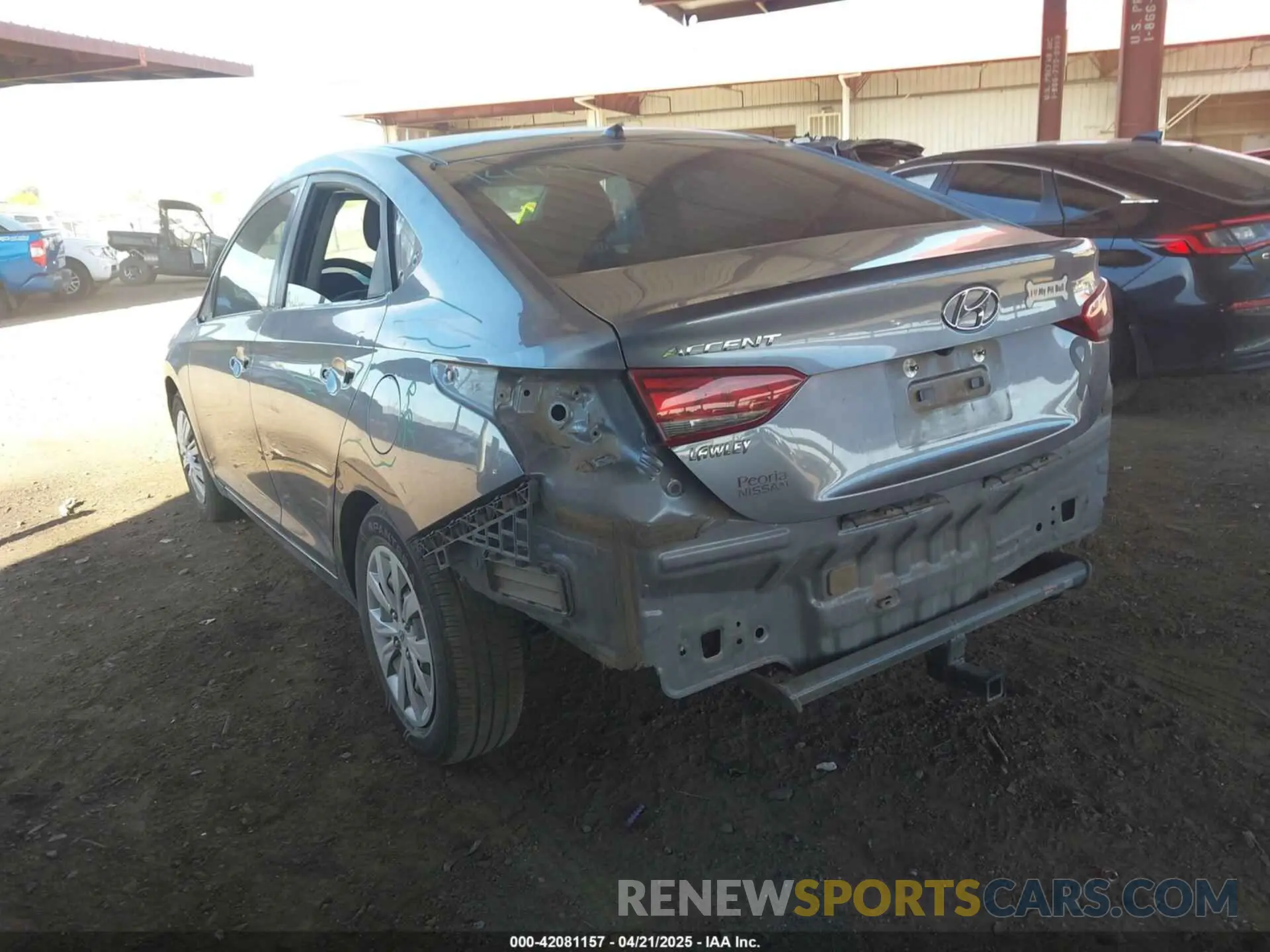 3 Photograph of a damaged car 3KPC24A39KE069612 HYUNDAI ACCENT 2019