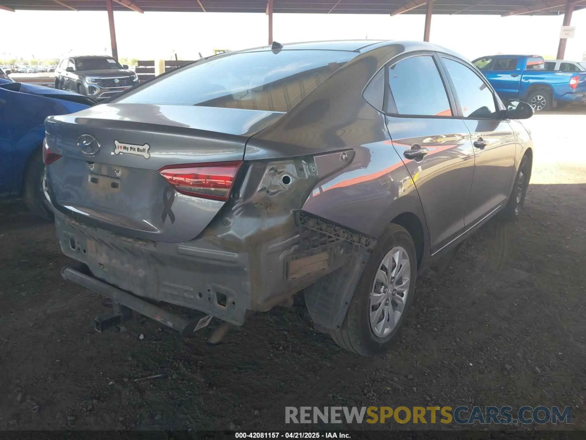 4 Photograph of a damaged car 3KPC24A39KE069612 HYUNDAI ACCENT 2019