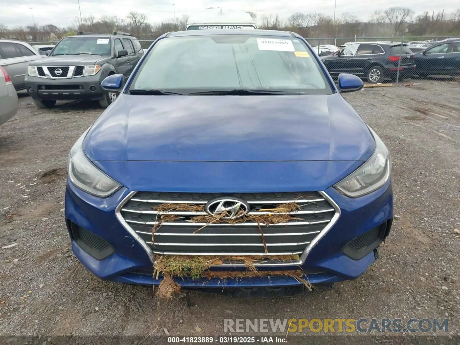 6 Photograph of a damaged car 3KPC24A39KE075524 HYUNDAI ACCENT 2019
