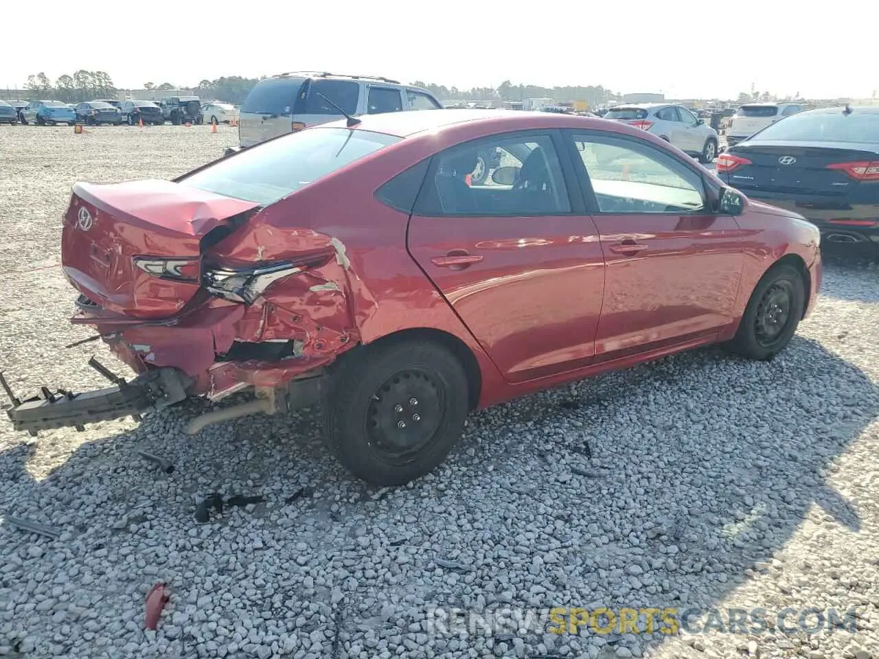 3 Photograph of a damaged car 3KPC24A39KE076916 HYUNDAI ACCENT 2019