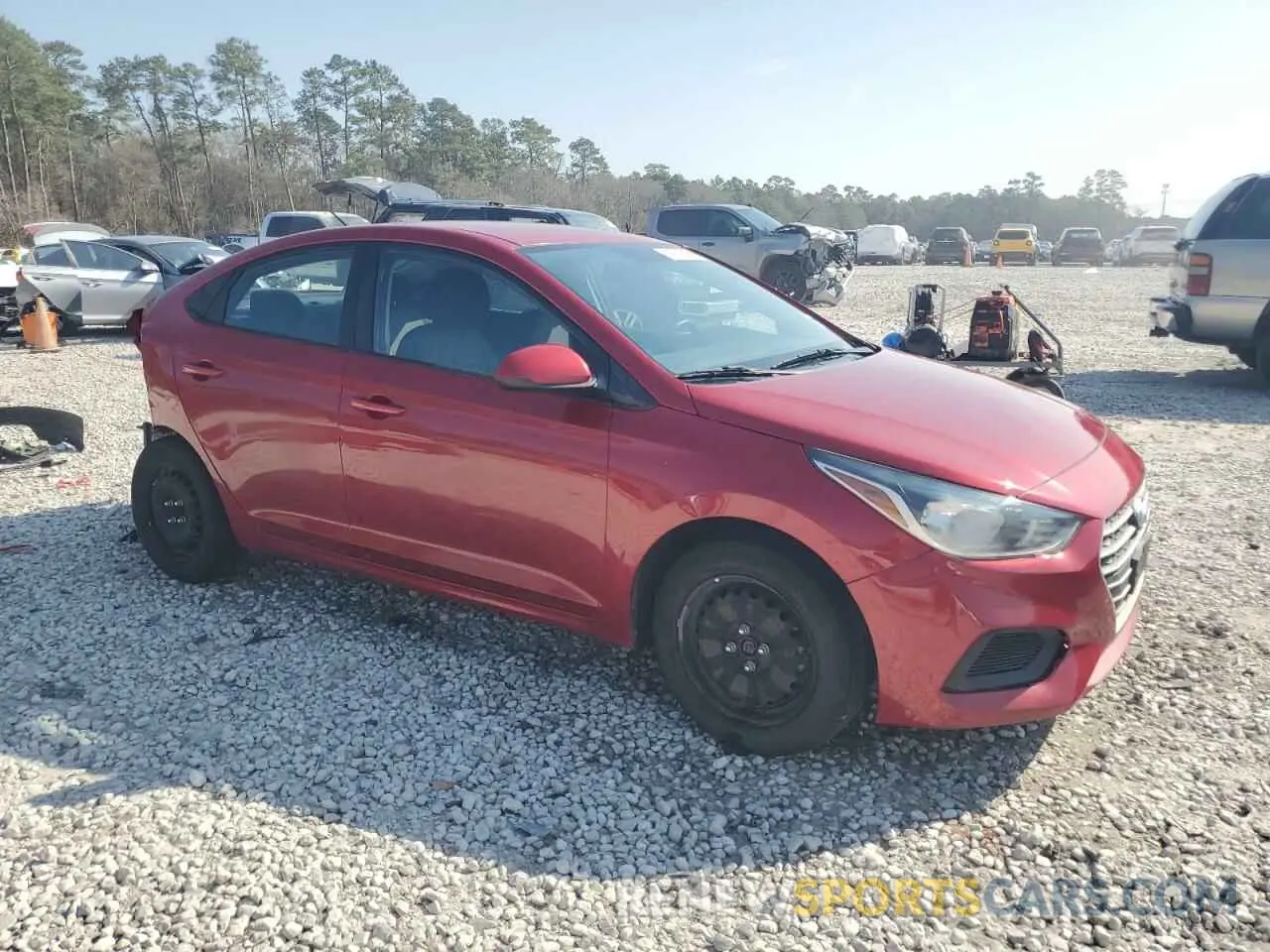 4 Photograph of a damaged car 3KPC24A39KE076916 HYUNDAI ACCENT 2019
