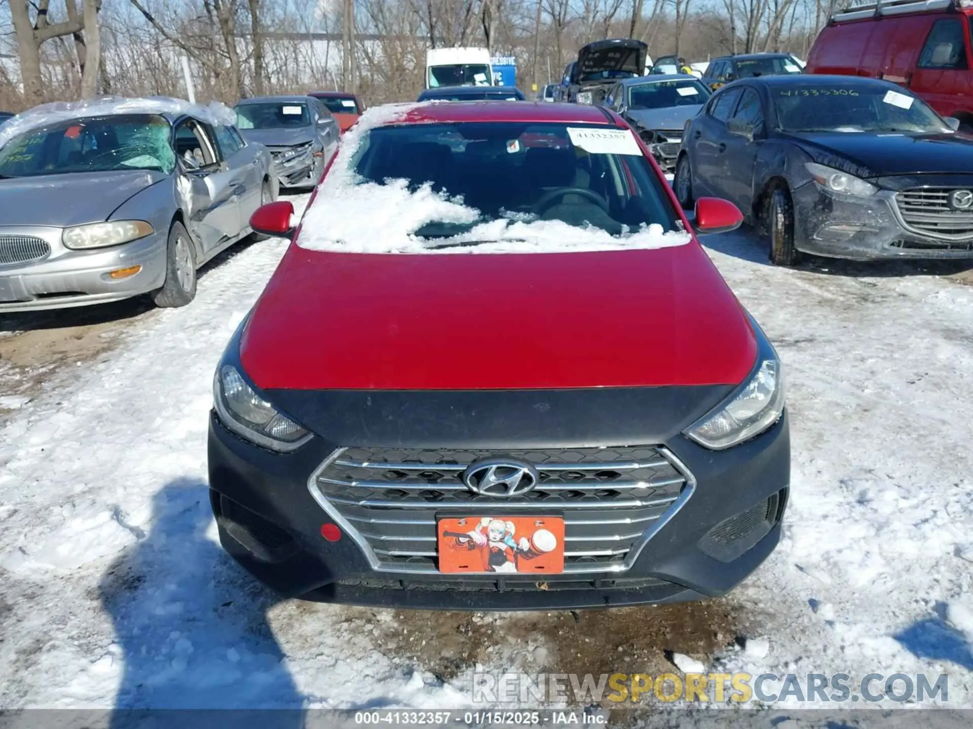 12 Photograph of a damaged car 3KPC24A39KE079802 HYUNDAI ACCENT 2019