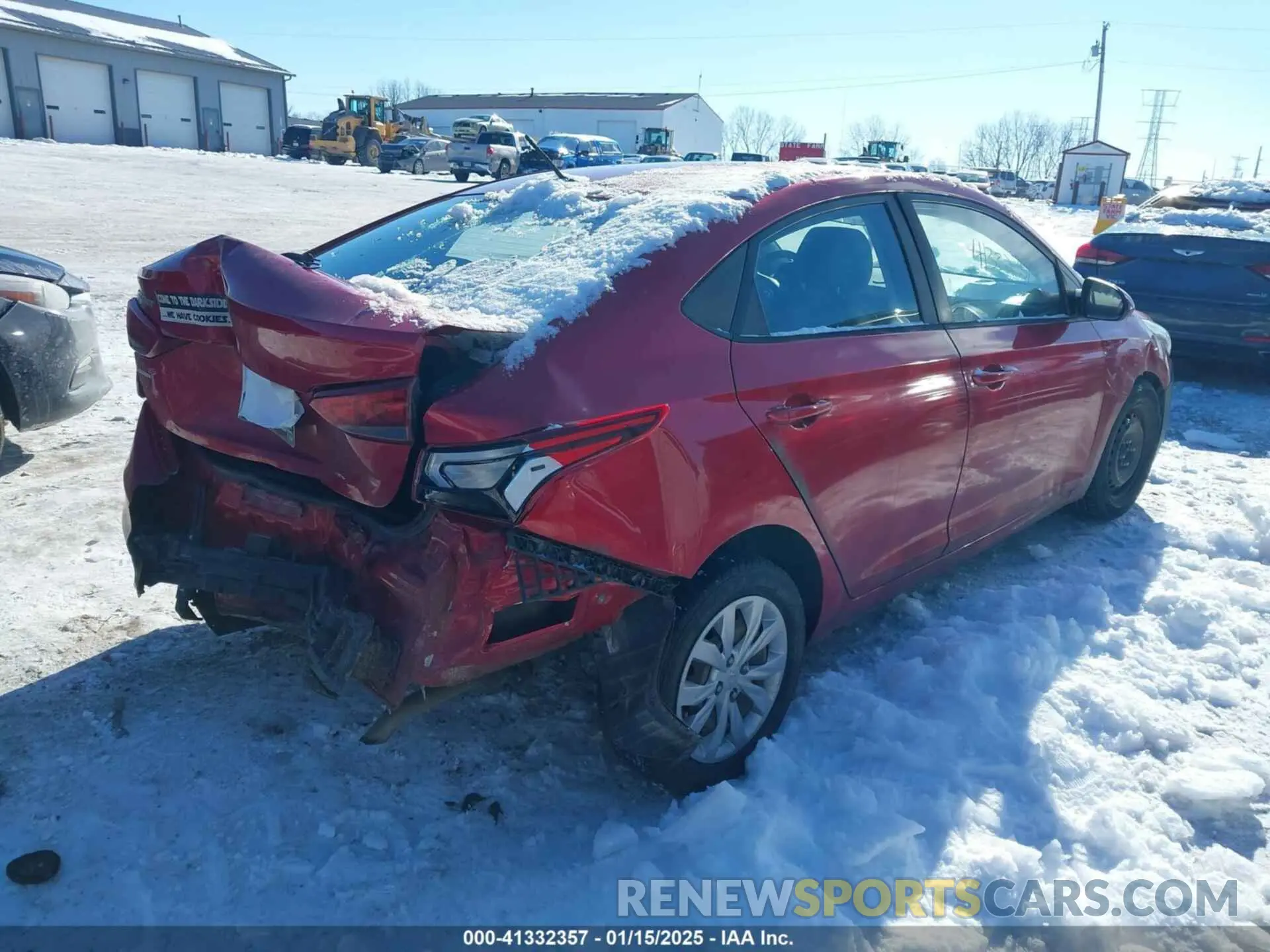 4 Photograph of a damaged car 3KPC24A39KE079802 HYUNDAI ACCENT 2019