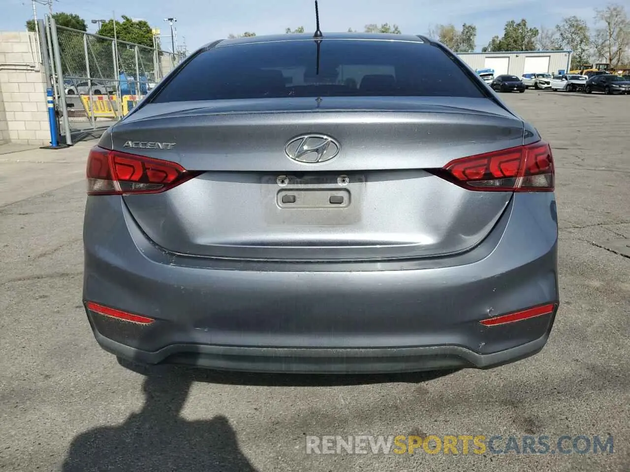 6 Photograph of a damaged car 3KPC24A3XKE047490 HYUNDAI ACCENT 2019