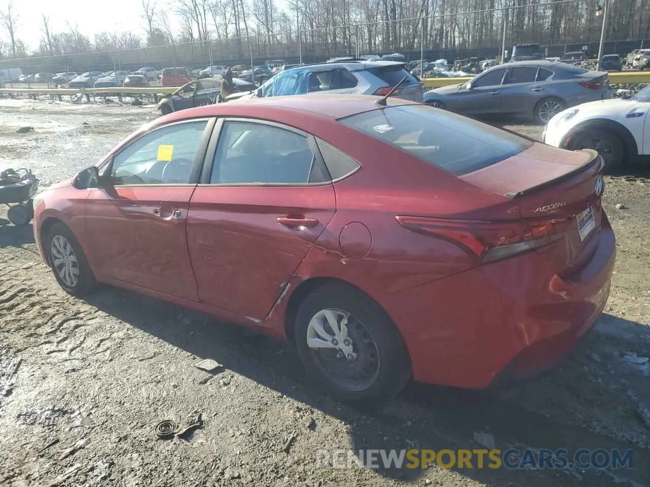 2 Photograph of a damaged car 3KPC24A3XKE065679 HYUNDAI ACCENT 2019