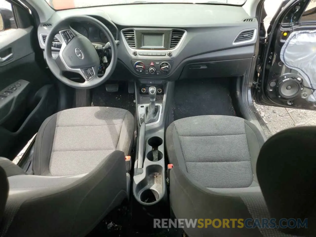 8 Photograph of a damaged car 3KPC24A3XKE065746 HYUNDAI ACCENT 2019