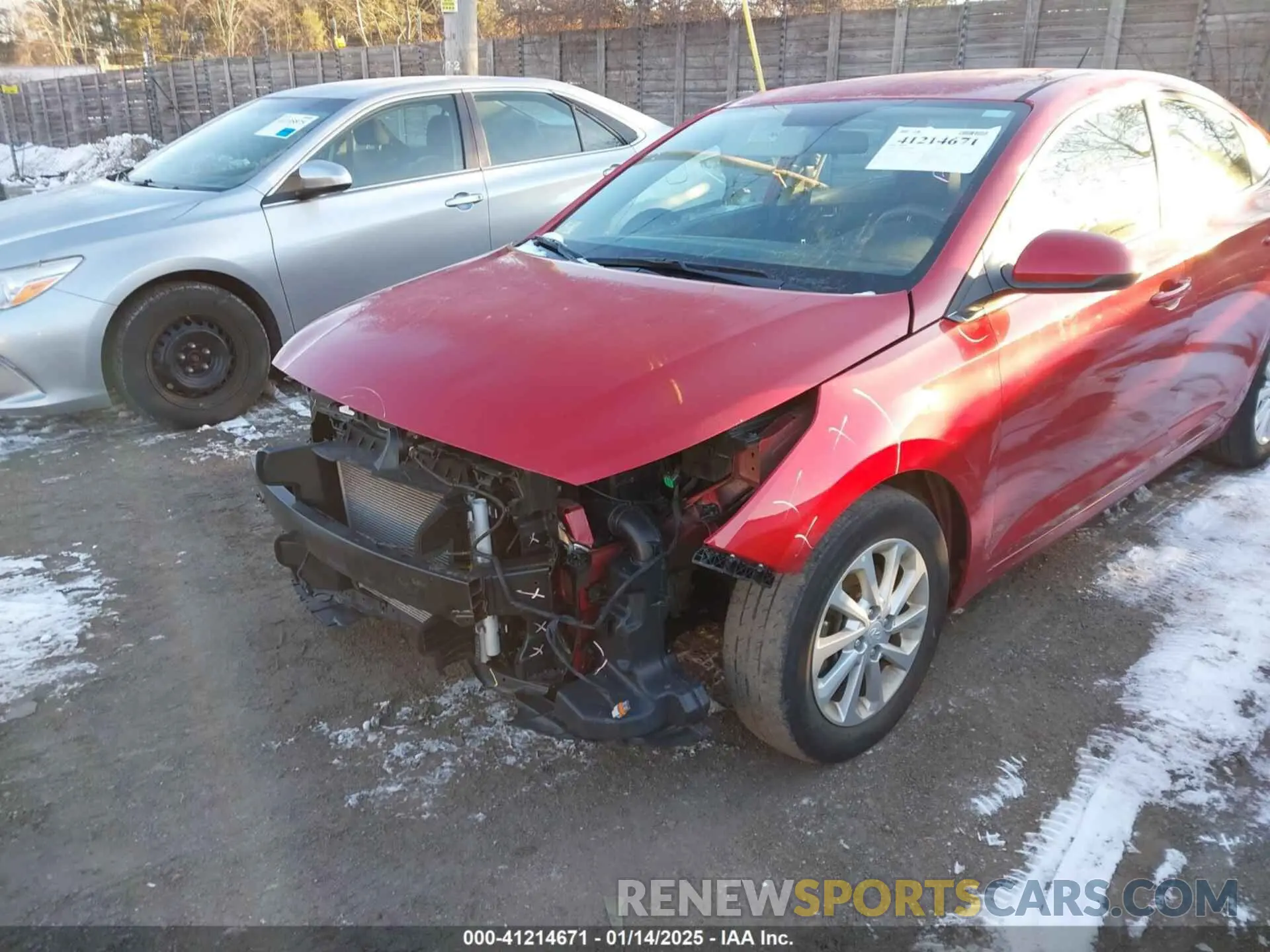 6 Photograph of a damaged car 3KPC24A3XKE066833 HYUNDAI ACCENT 2019