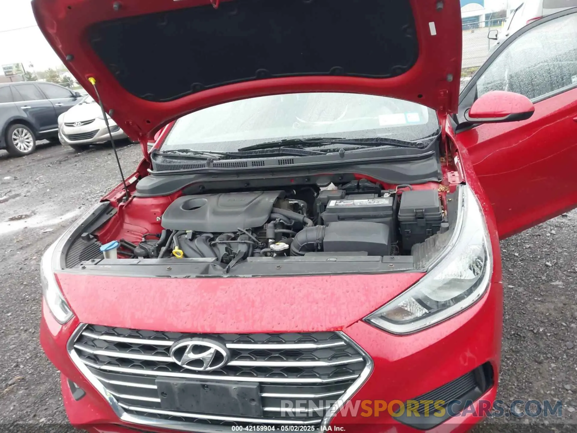 10 Photograph of a damaged car 3KPC24A3XKE071739 HYUNDAI ACCENT 2019