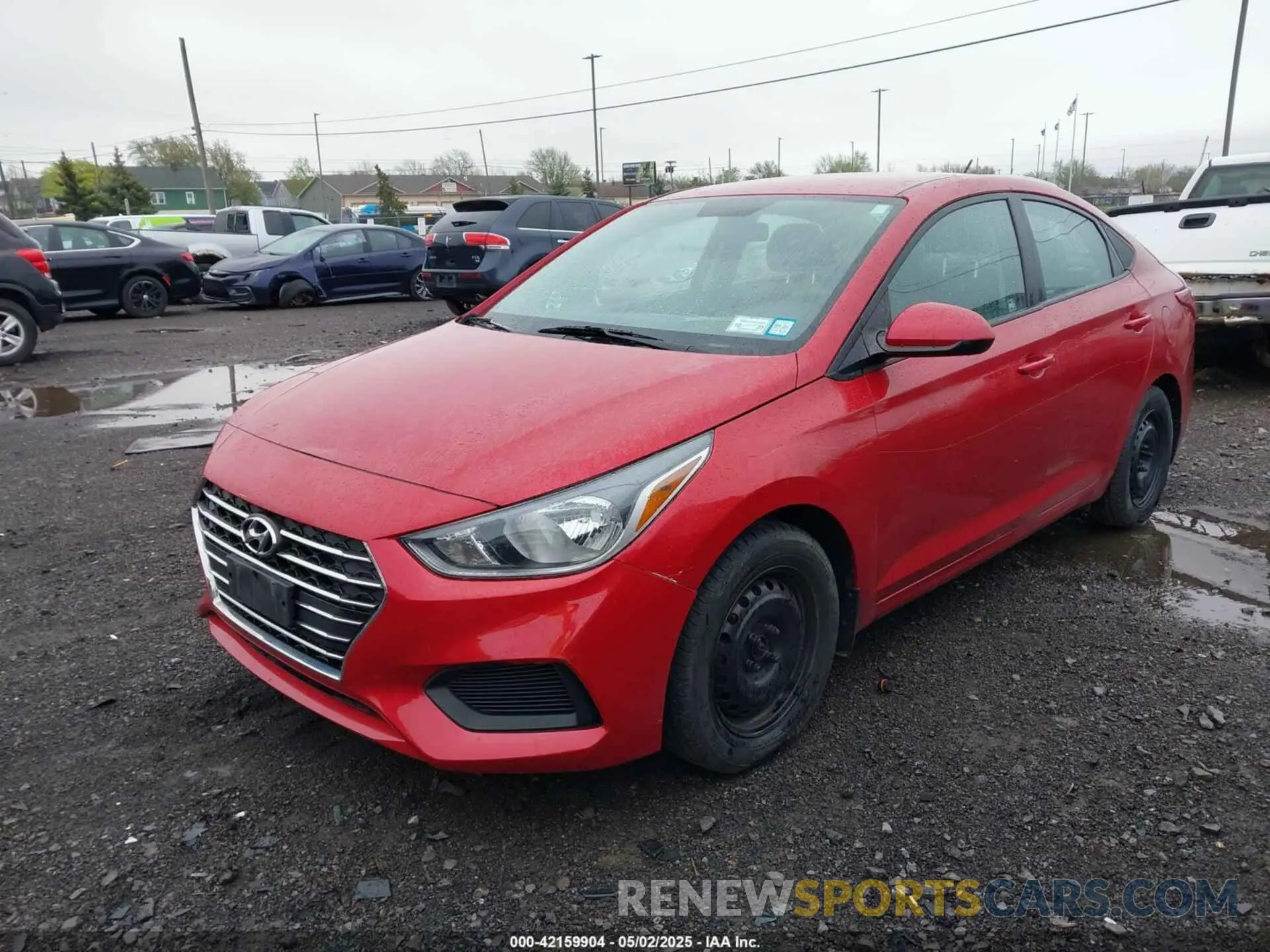2 Photograph of a damaged car 3KPC24A3XKE071739 HYUNDAI ACCENT 2019