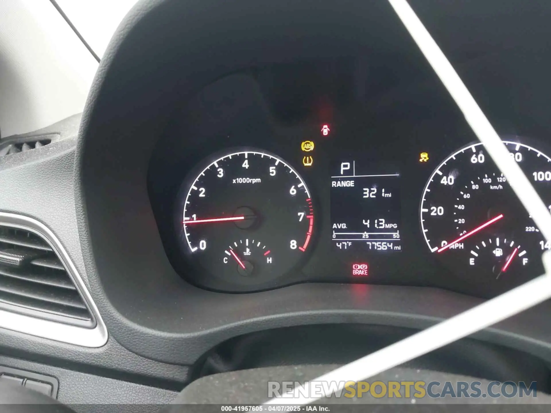 7 Photograph of a damaged car 3KPC24A3XKE088606 HYUNDAI ACCENT 2019