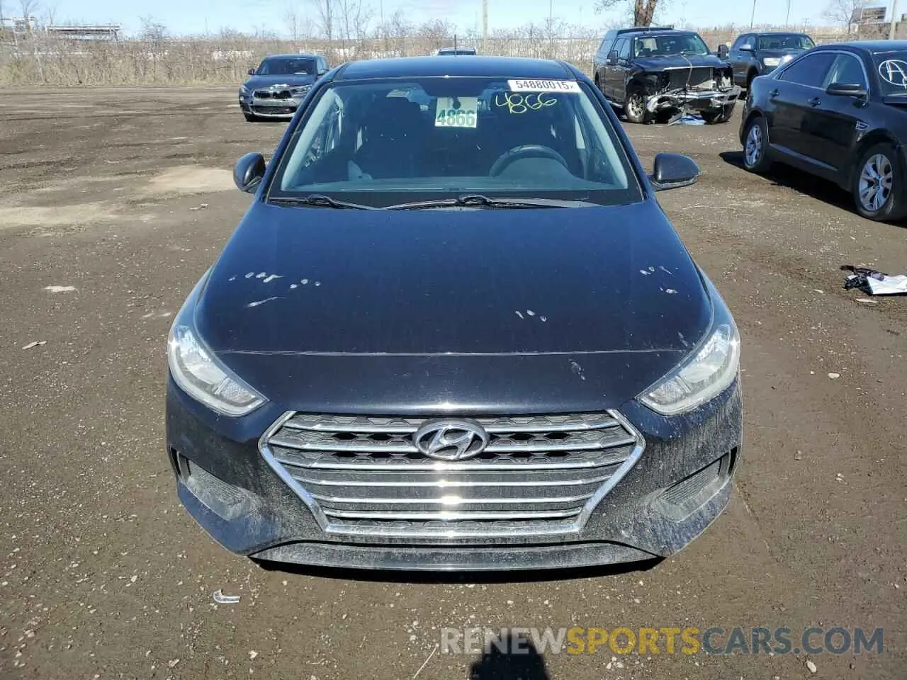 5 Photograph of a damaged car 3KPC25A31KE083204 HYUNDAI ACCENT 2019