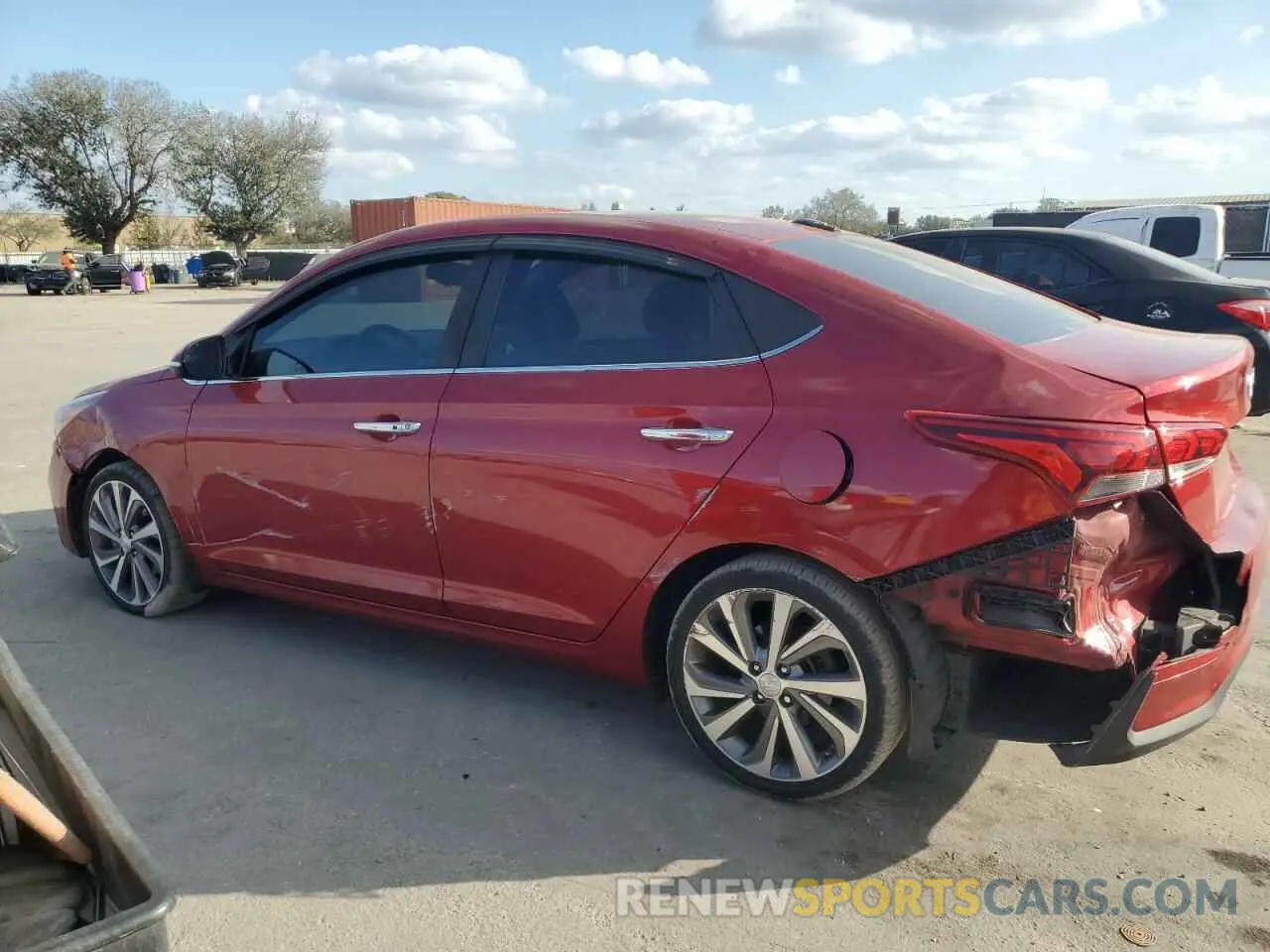 2 Photograph of a damaged car 3KPC34A31KE058276 HYUNDAI ACCENT 2019