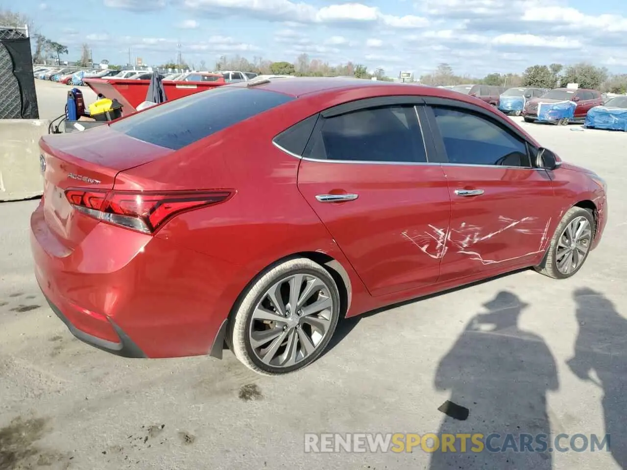 3 Photograph of a damaged car 3KPC34A31KE058276 HYUNDAI ACCENT 2019