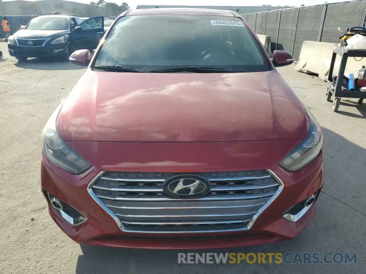 5 Photograph of a damaged car 3KPC34A31KE058276 HYUNDAI ACCENT 2019