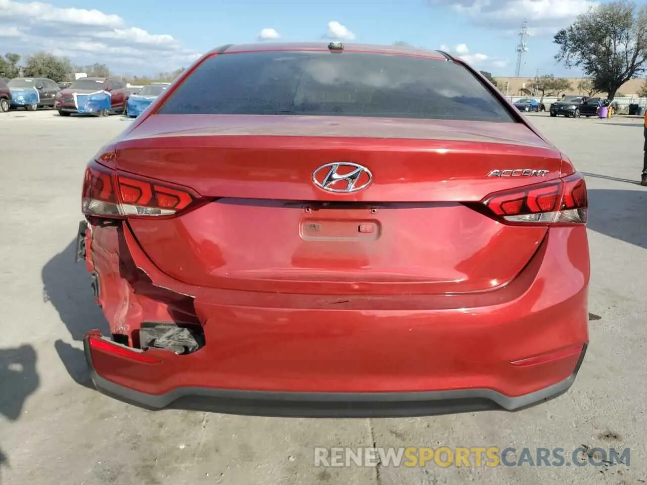 6 Photograph of a damaged car 3KPC34A31KE058276 HYUNDAI ACCENT 2019