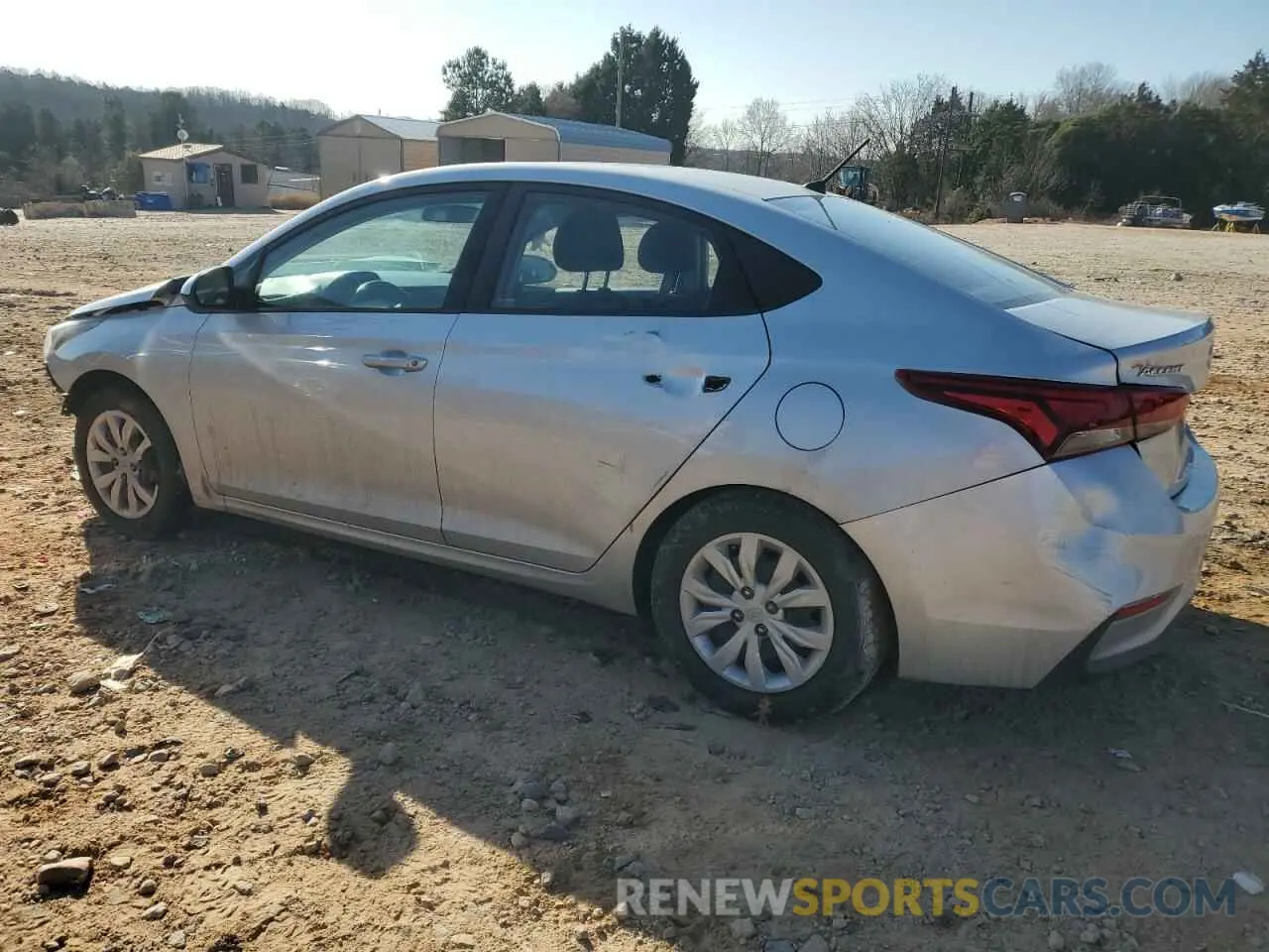 2 Photograph of a damaged car 3KPC24A60LE099190 HYUNDAI ACCENT 2020