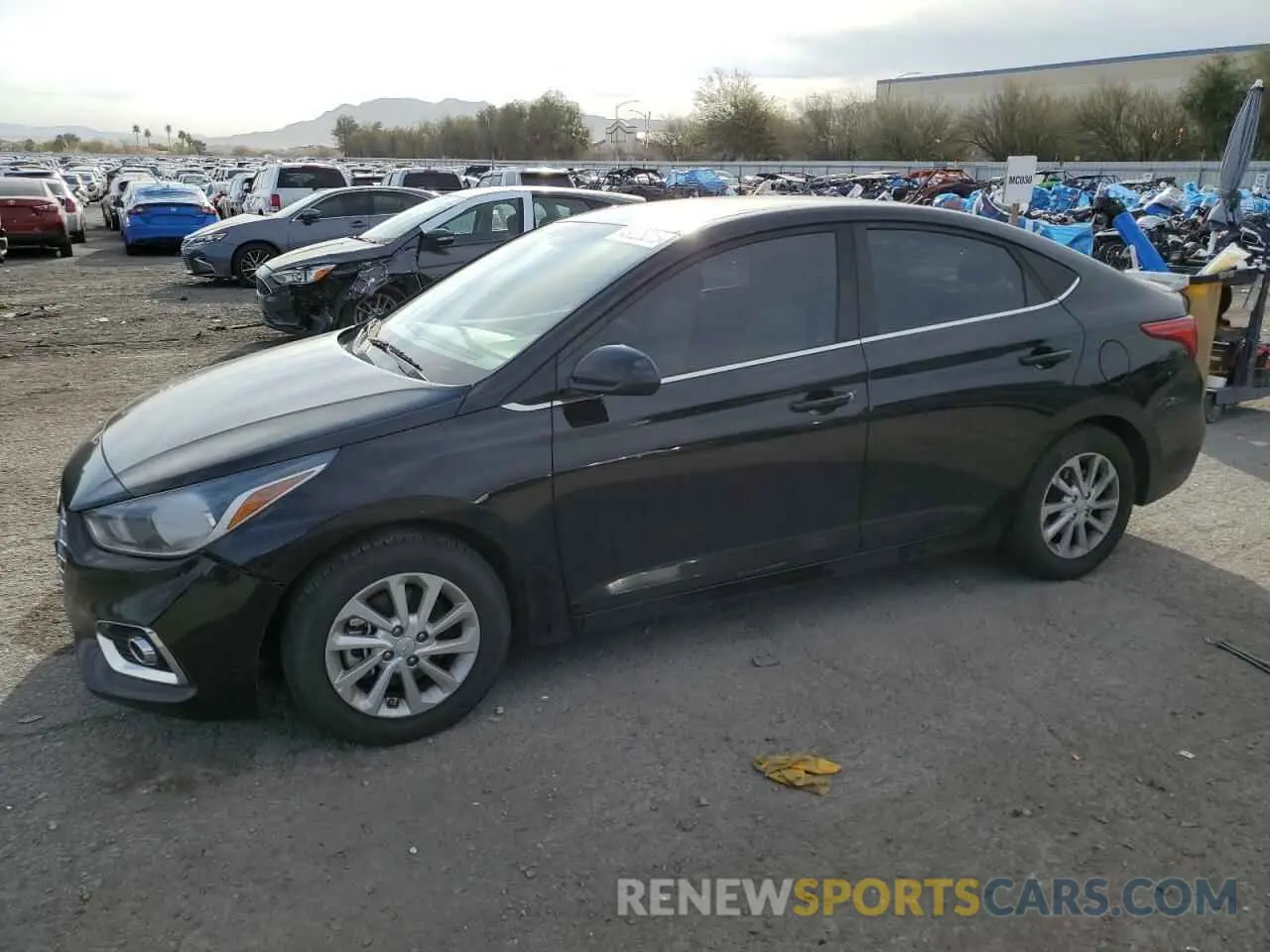 1 Photograph of a damaged car 3KPC24A60LE104663 HYUNDAI ACCENT 2020