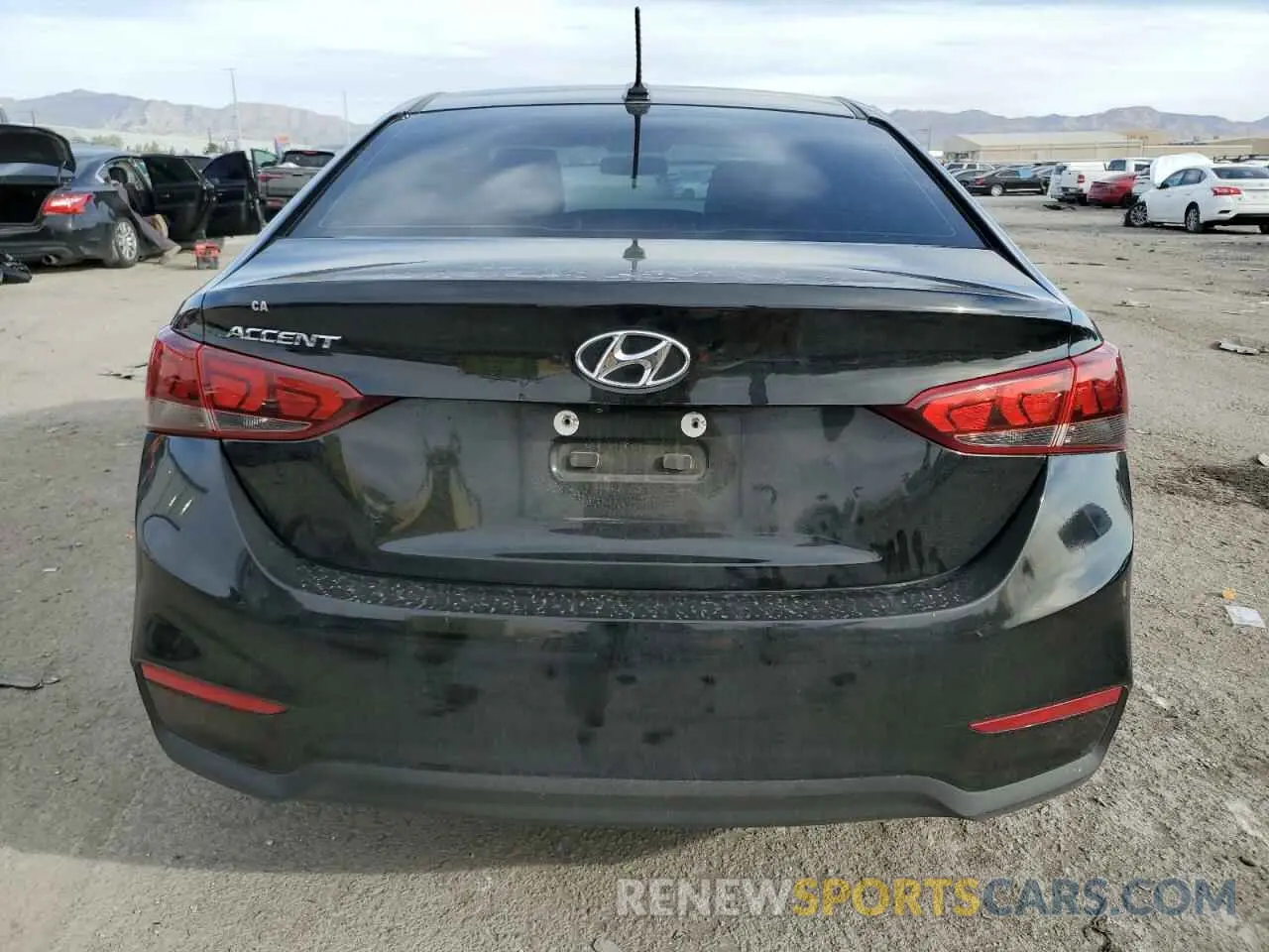6 Photograph of a damaged car 3KPC24A60LE104663 HYUNDAI ACCENT 2020