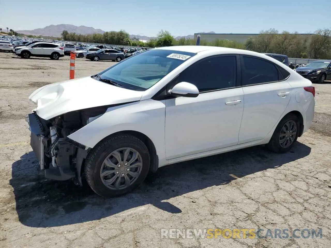1 Photograph of a damaged car 3KPC24A61LE092863 HYUNDAI ACCENT 2020