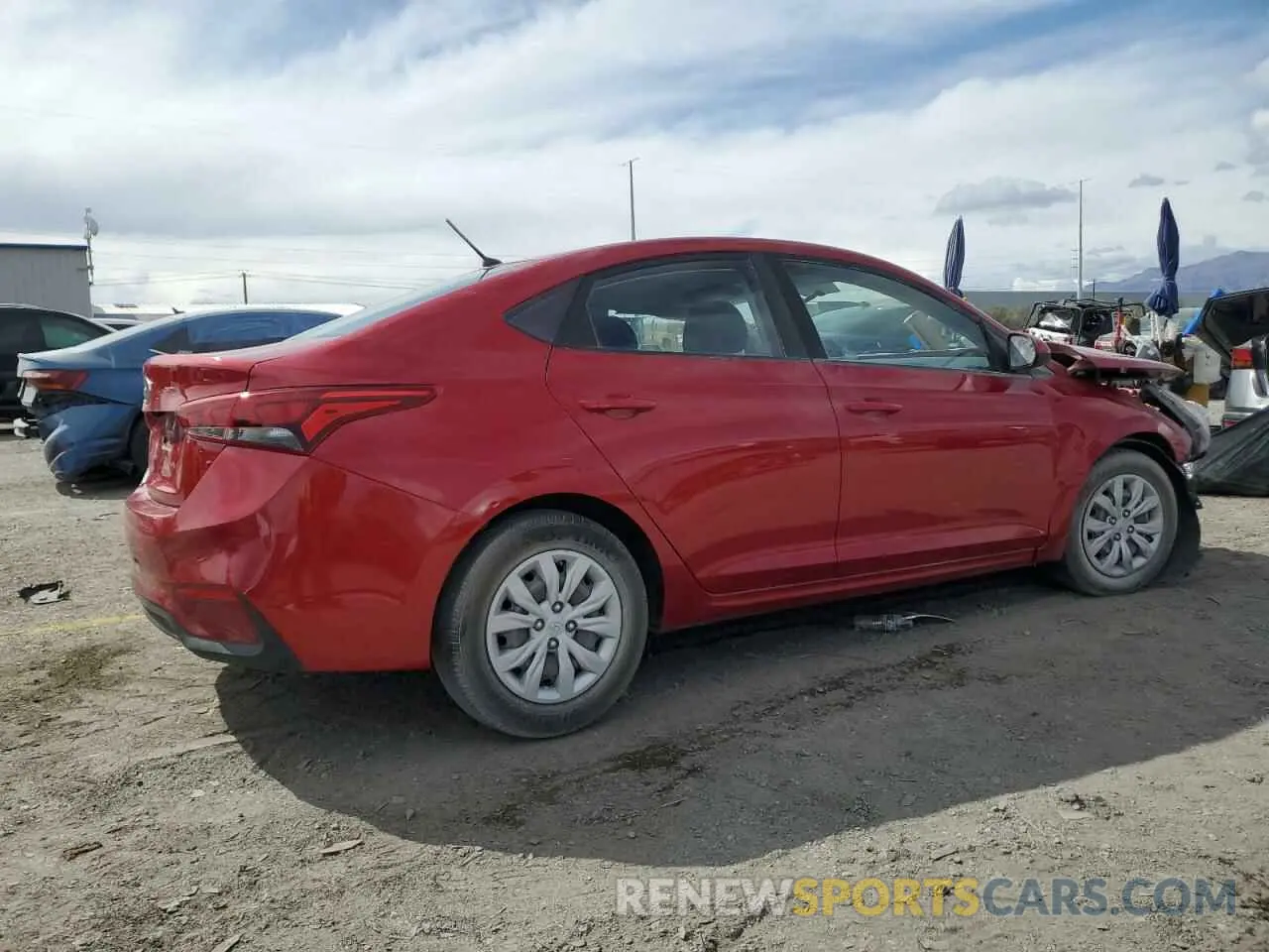 3 Photograph of a damaged car 3KPC24A61LE094029 HYUNDAI ACCENT 2020