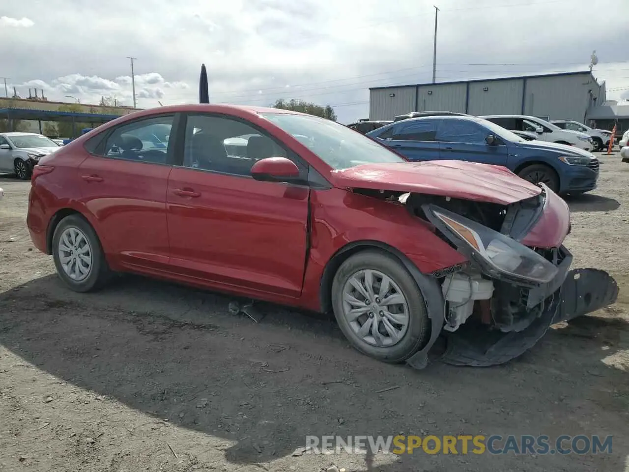 4 Photograph of a damaged car 3KPC24A61LE094029 HYUNDAI ACCENT 2020