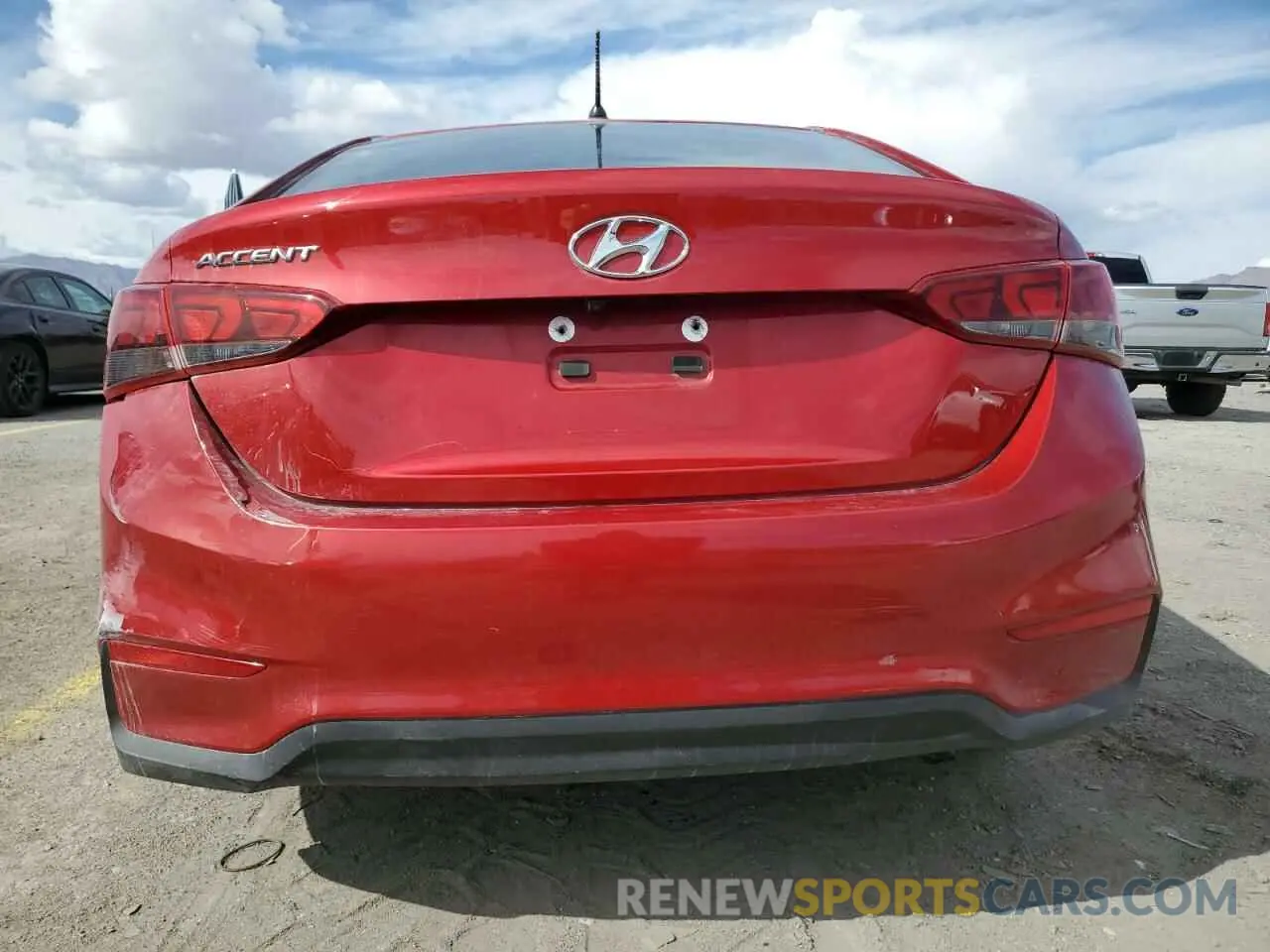 6 Photograph of a damaged car 3KPC24A61LE094029 HYUNDAI ACCENT 2020