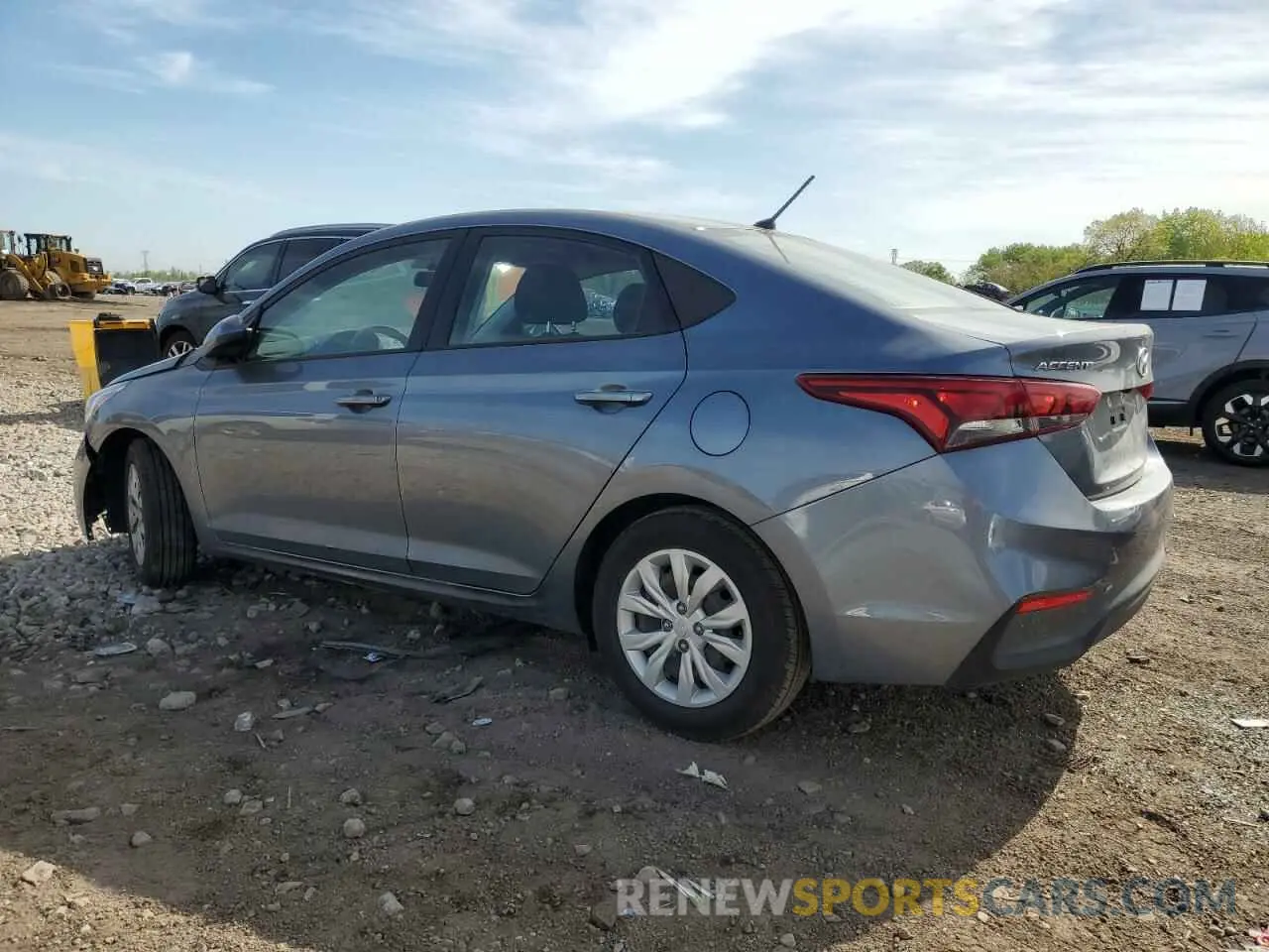 2 Photograph of a damaged car 3KPC24A62LE092449 HYUNDAI ACCENT 2020
