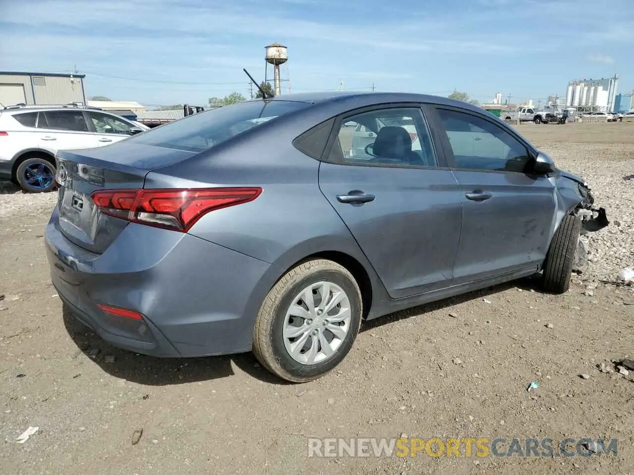 3 Photograph of a damaged car 3KPC24A62LE092449 HYUNDAI ACCENT 2020