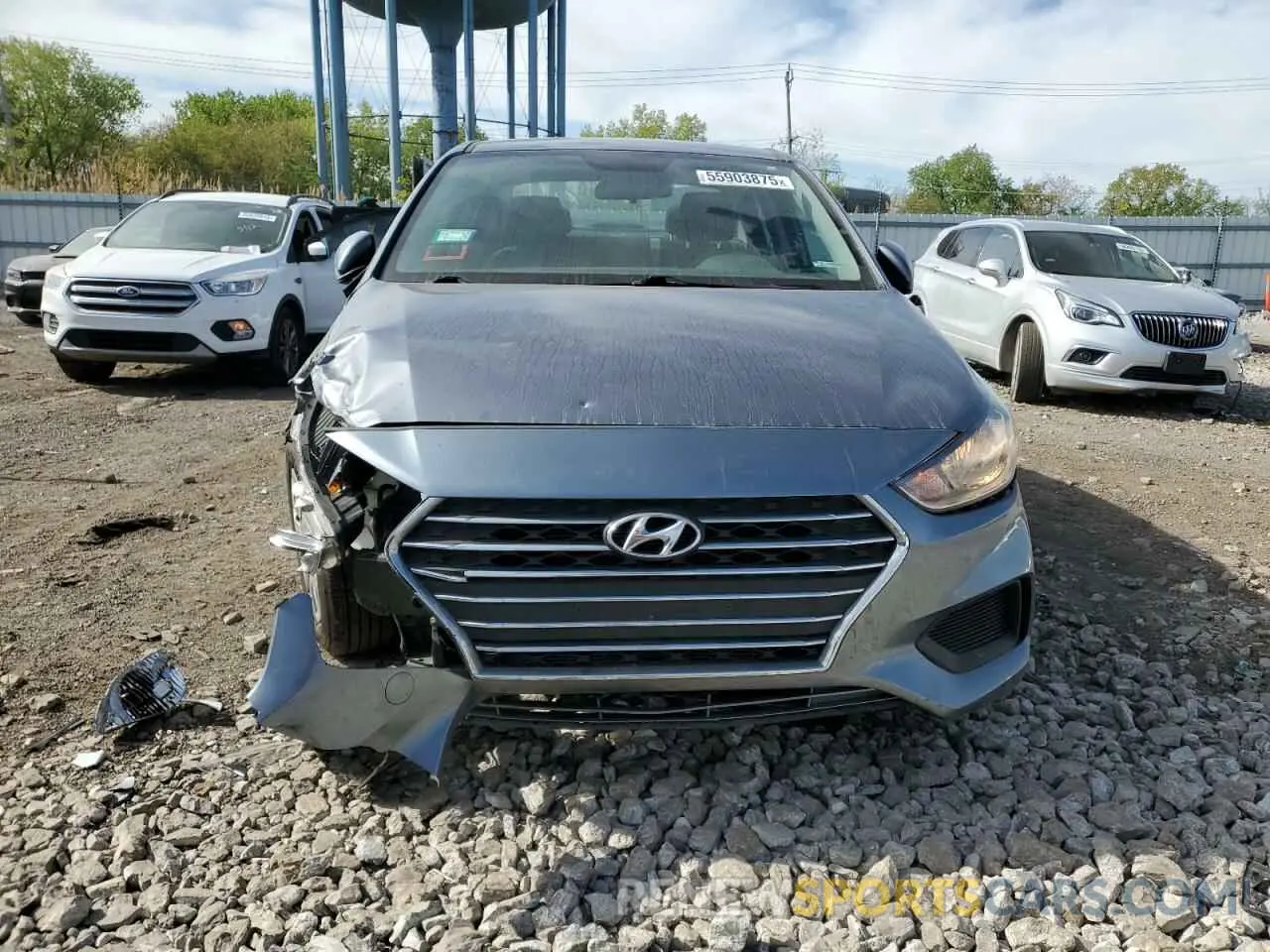 5 Photograph of a damaged car 3KPC24A62LE092449 HYUNDAI ACCENT 2020
