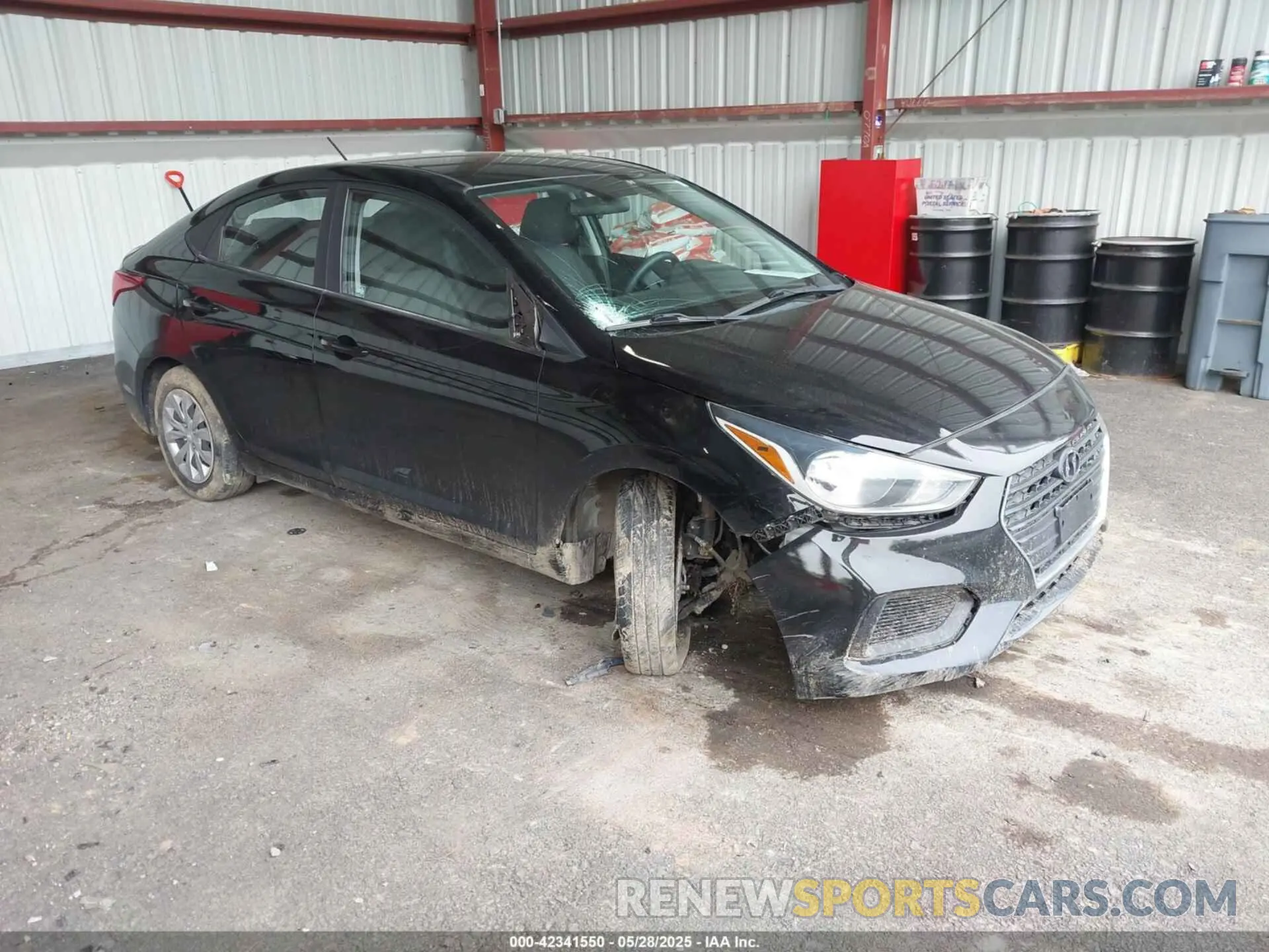 1 Photograph of a damaged car 3KPC24A62LE095836 HYUNDAI ACCENT 2020