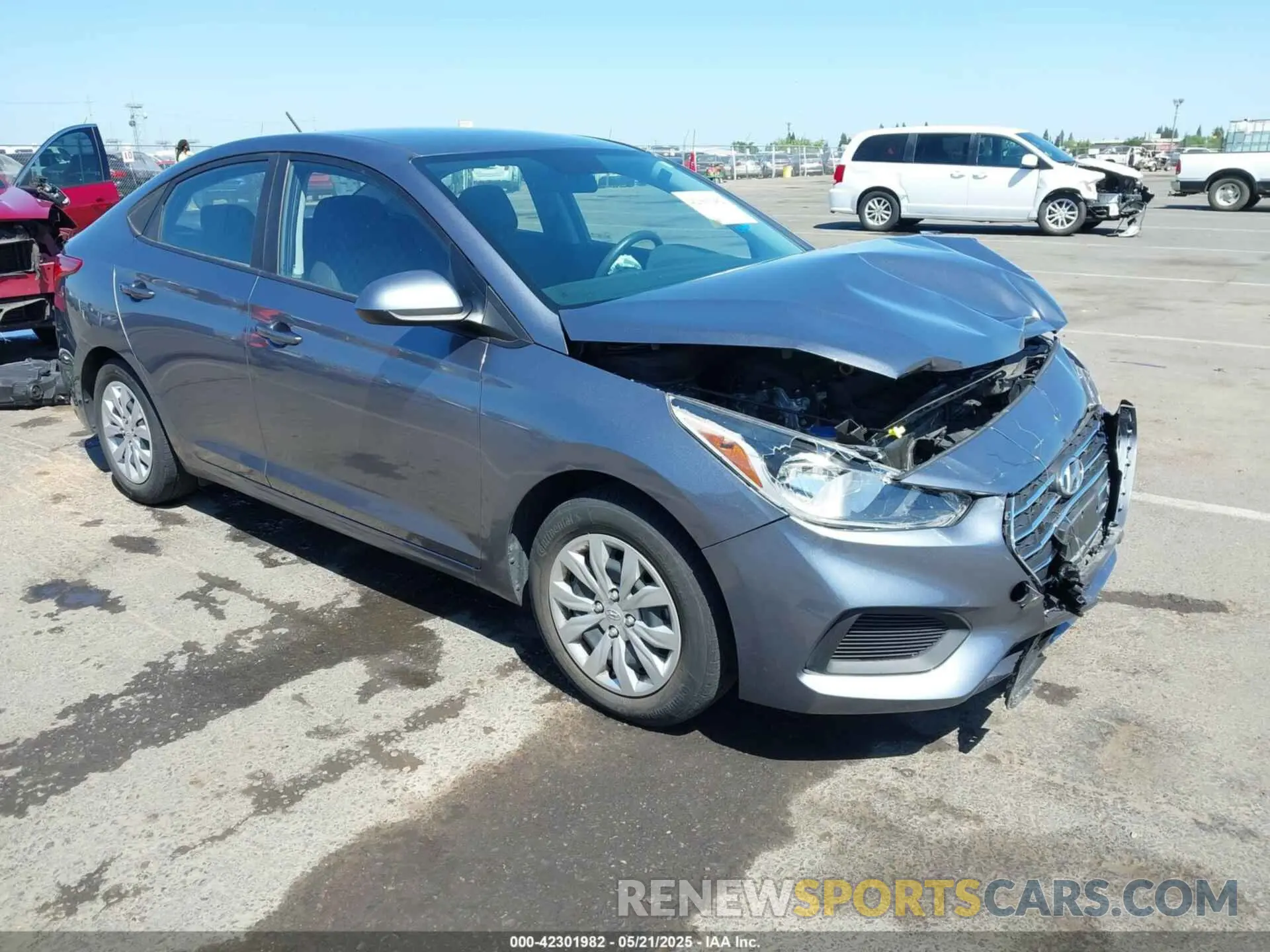 1 Photograph of a damaged car 3KPC24A62LE123781 HYUNDAI ACCENT 2020