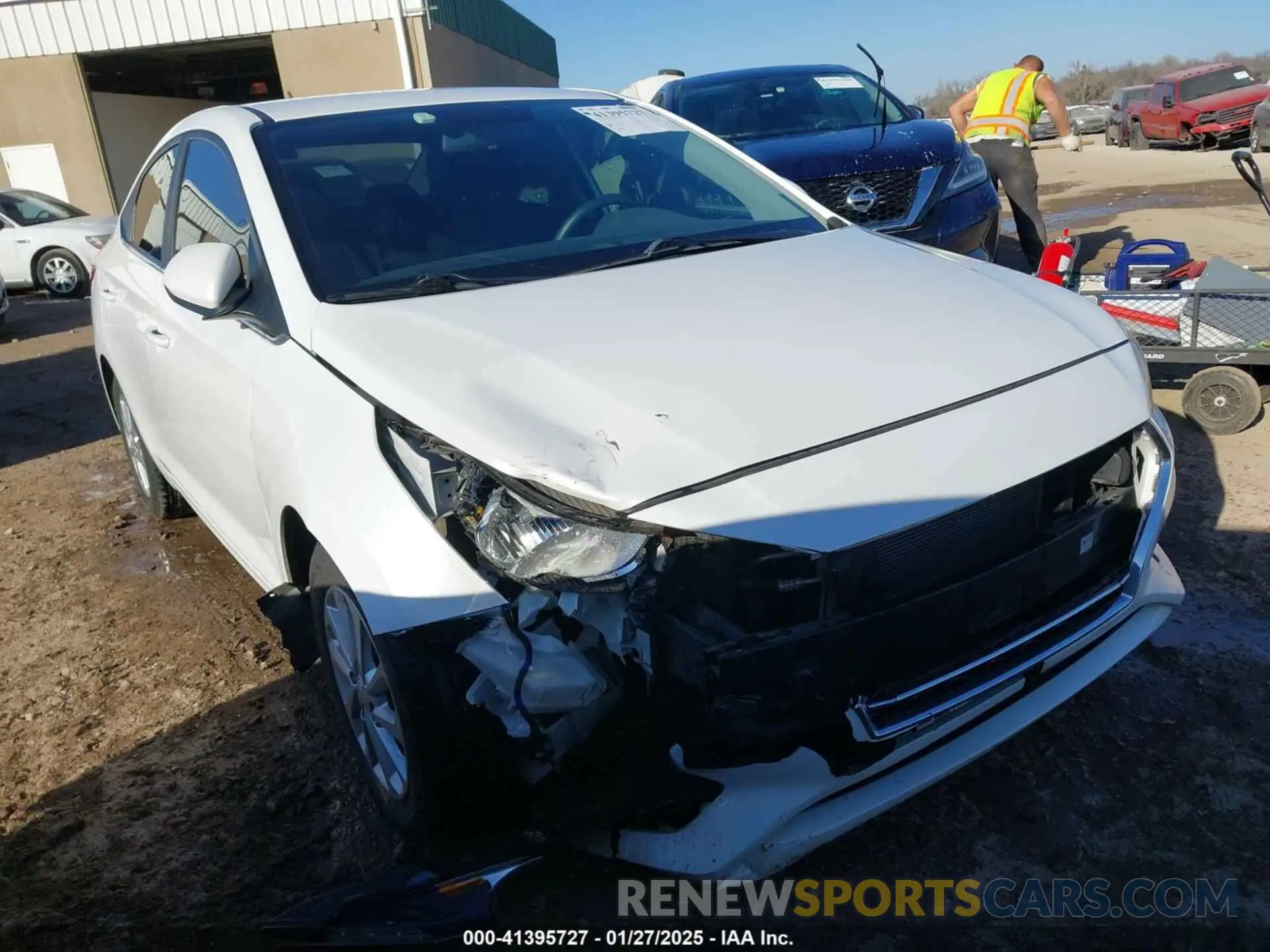 1 Photograph of a damaged car 3KPC24A62LE125577 HYUNDAI ACCENT 2020
