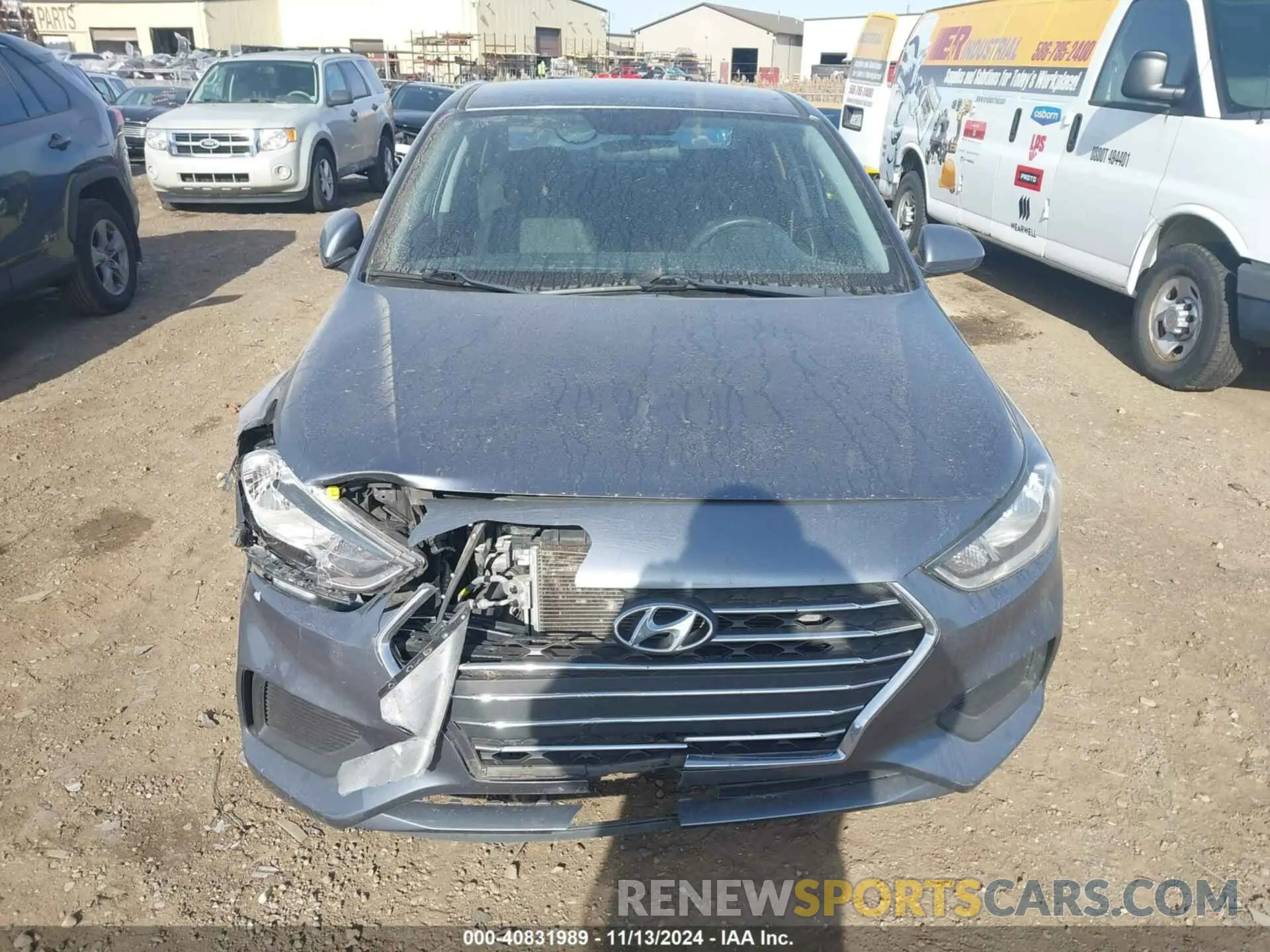 12 Photograph of a damaged car 3KPC24A63LE096364 HYUNDAI ACCENT 2020