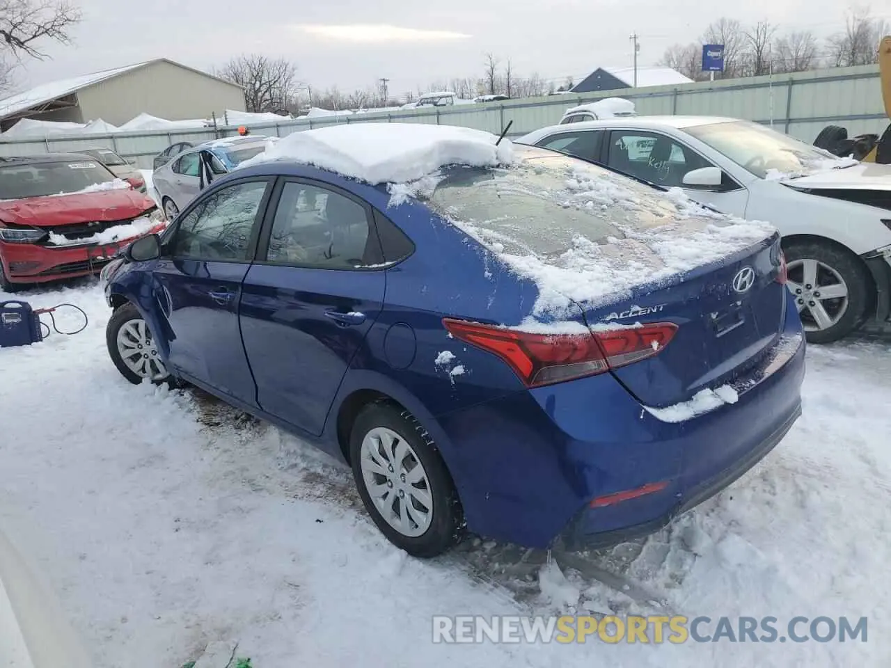 2 Photograph of a damaged car 3KPC24A63LE096672 HYUNDAI ACCENT 2020