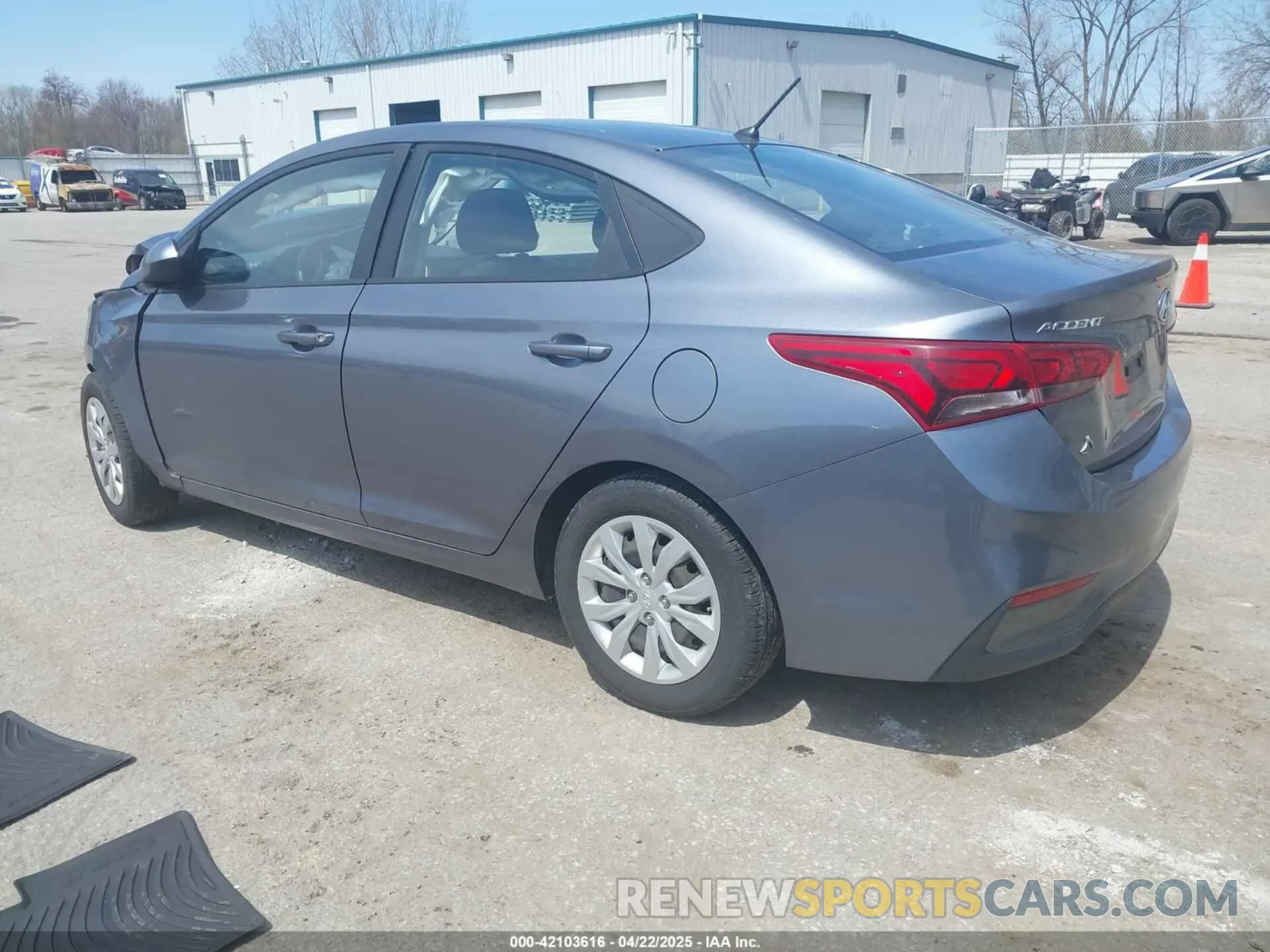 3 Photograph of a damaged car 3KPC24A63LE099216 HYUNDAI ACCENT 2020