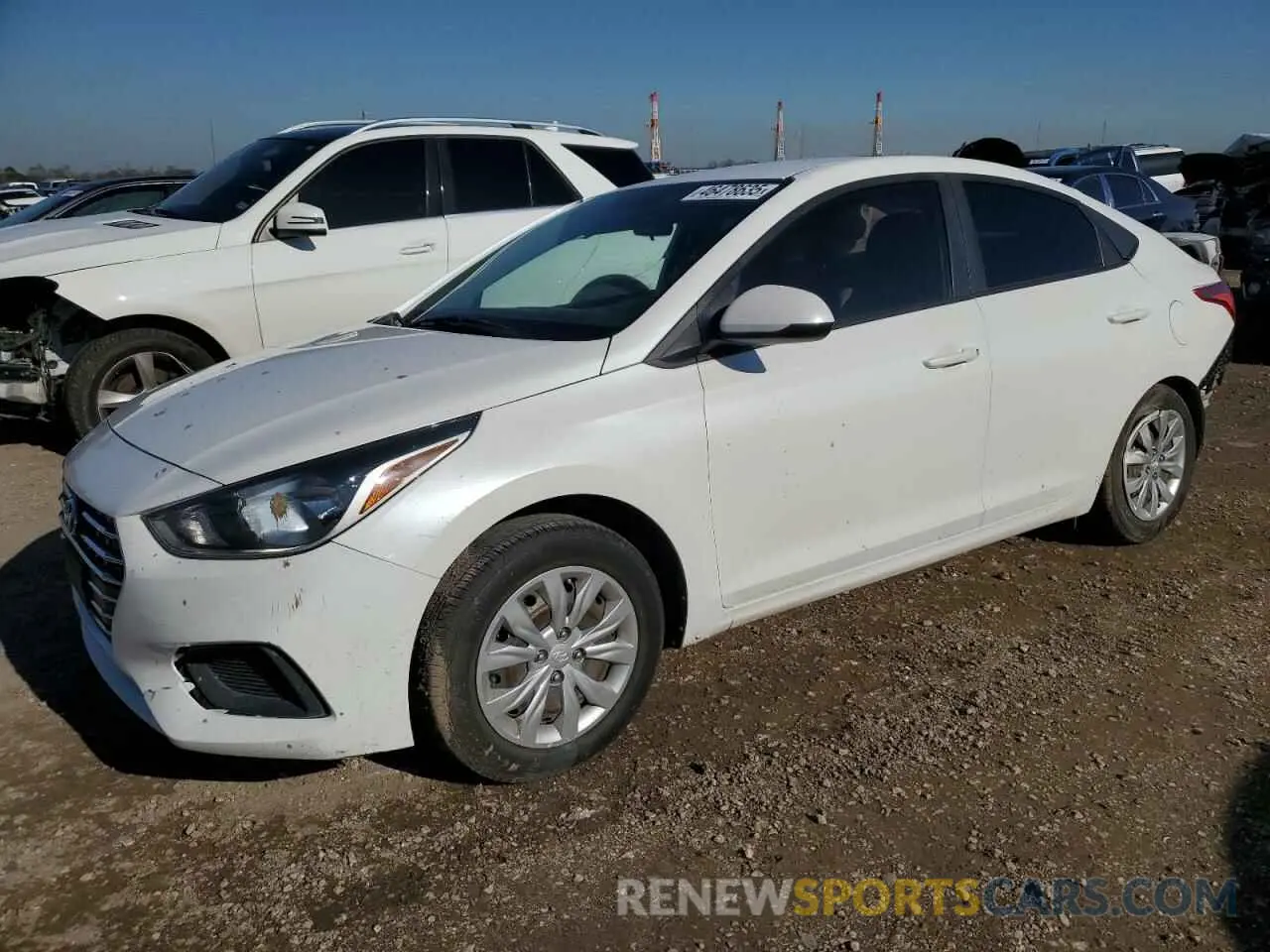 1 Photograph of a damaged car 3KPC24A63LE109159 HYUNDAI ACCENT 2020
