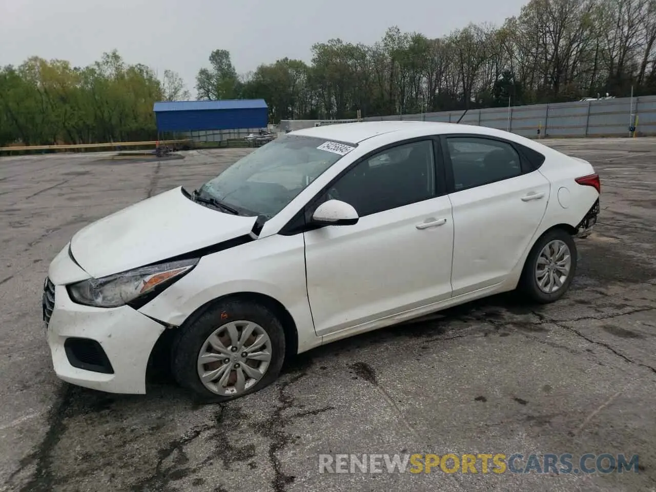 1 Photograph of a damaged car 3KPC24A64LE092436 HYUNDAI ACCENT 2020